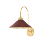 Clivedon Wall Sconce LIGHTING - wall sconce Hudson Valley Lighting Aged Brass/ CRN