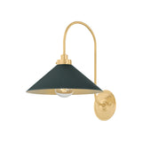 Clivedon Wall Sconce LIGHTING - wall sconce Hudson Valley Lighting Aged Brass/ SSG