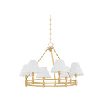 Howard Chandelier LIGHTING - chandelier Hudson Valley Lighting Aged Brass Small