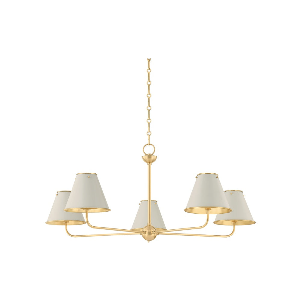 Burghley Chandelier LIGHTING - Chandelier Hudson Valley Lighting Off-white