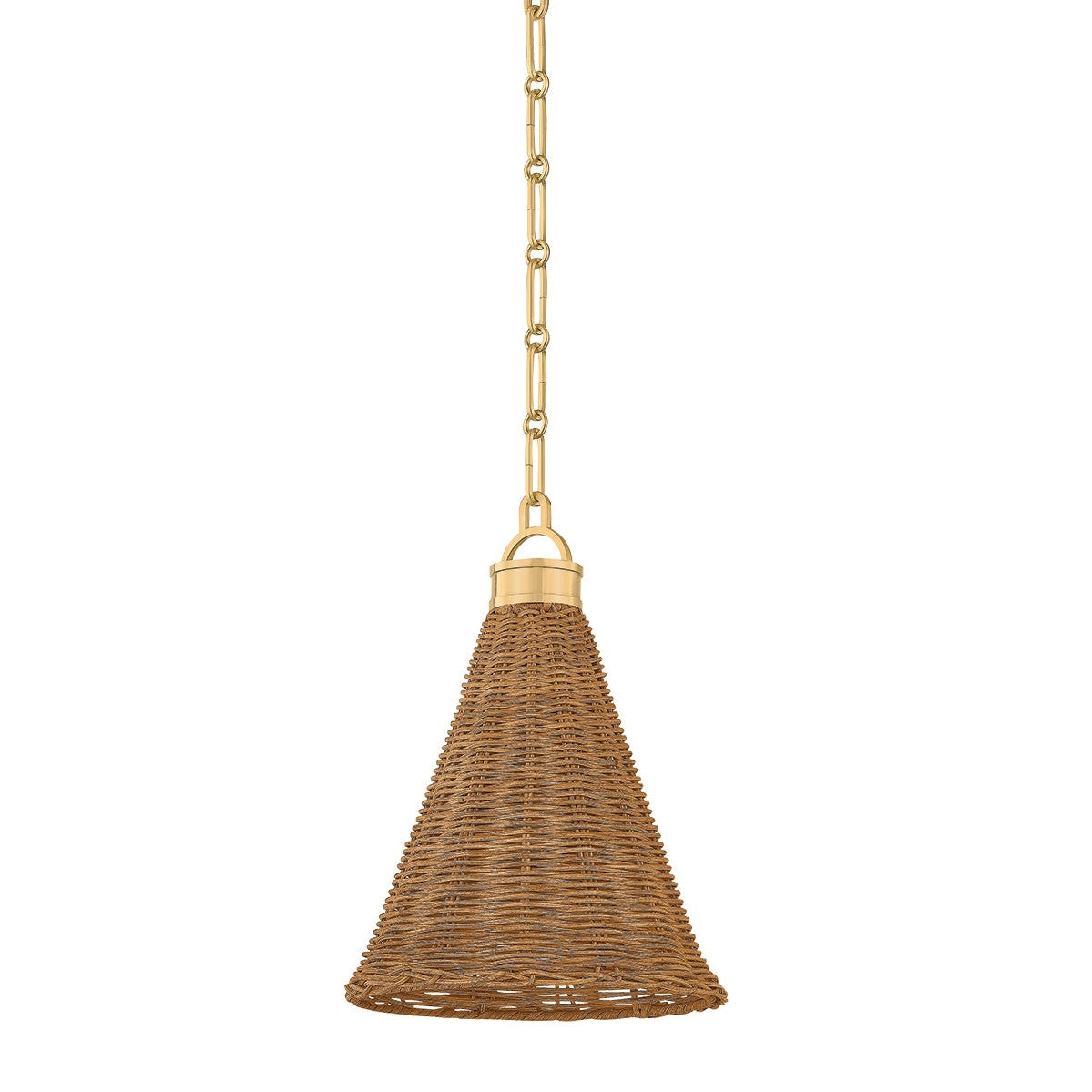 Kensington Pendant LIGHTING - Pendant Hudson Valley Lighting Aged Brass Small