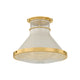Aged Brass/off-white