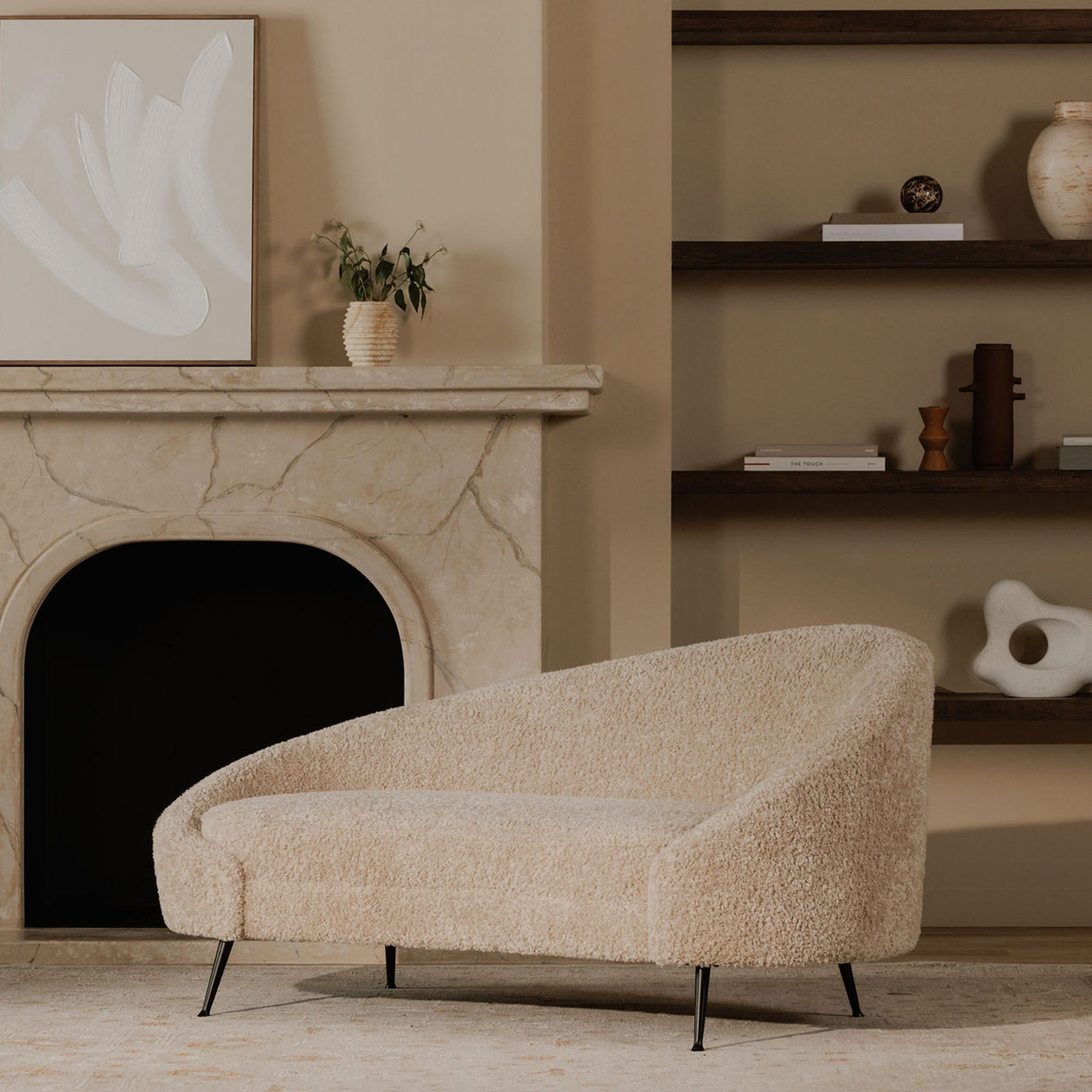 Abigail Chaise FURNITURE - chaise Moe's Furniture