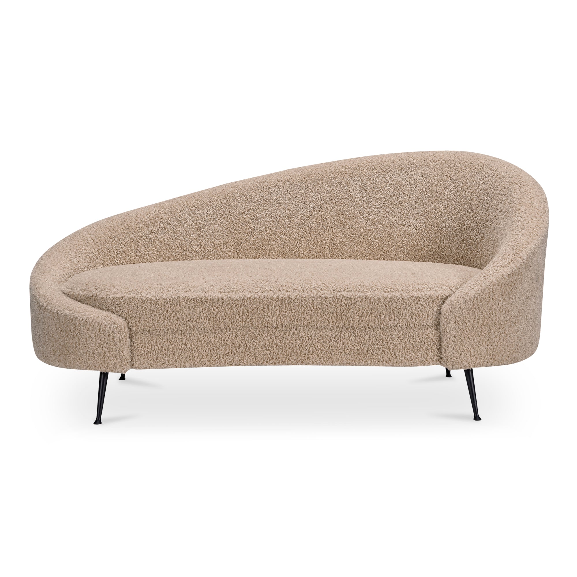 Abigail Chaise FURNITURE - chaise Moe's Furniture Brown