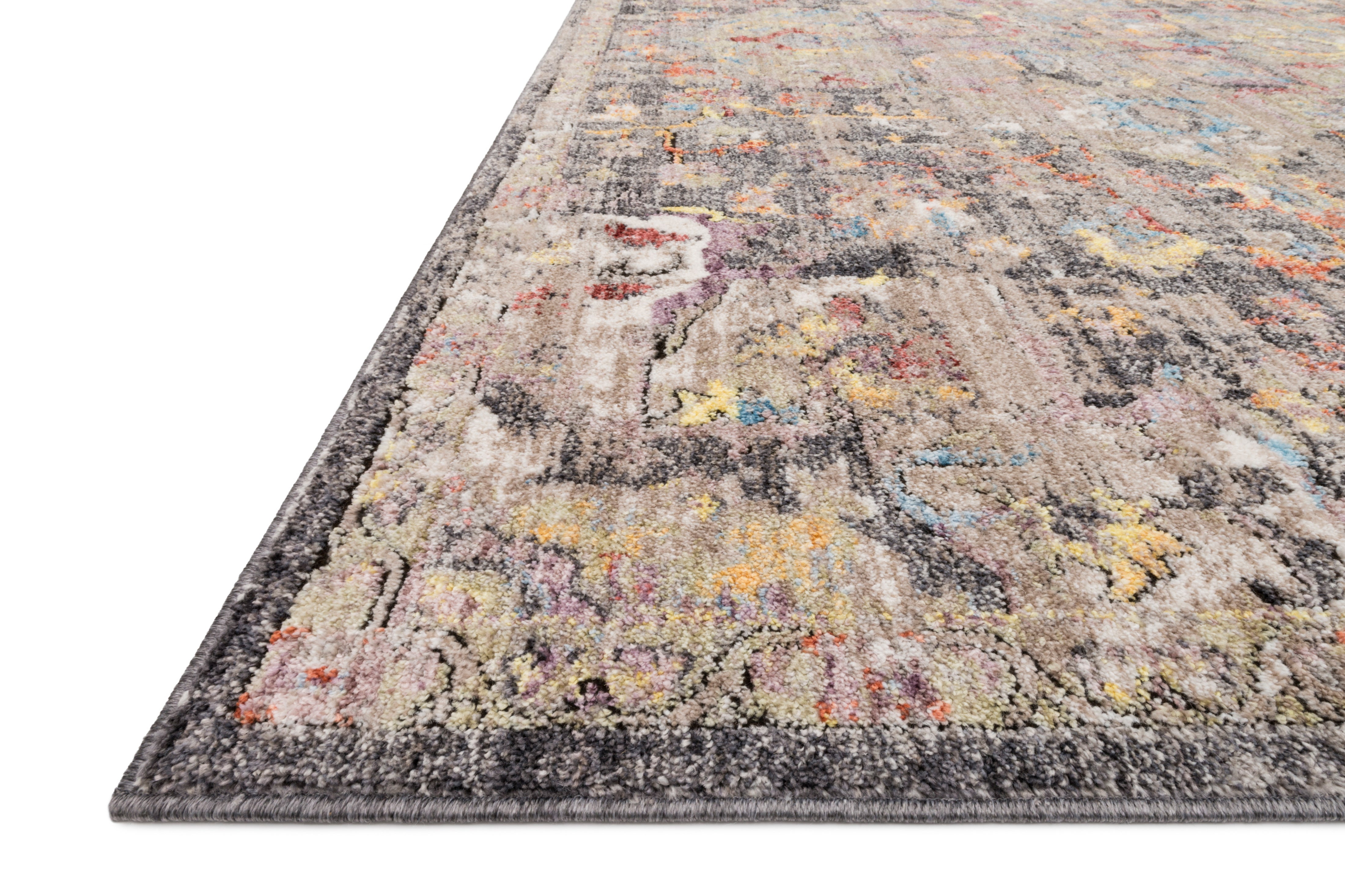Loloi Medusa Charcoal / Fiesta Rug RUGS - synthetic Loloi