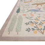 Rifle Paper Co. x Loloi Menagerie Cream Rug No.2 RUGS - synthetic Loloi 18" x 18"