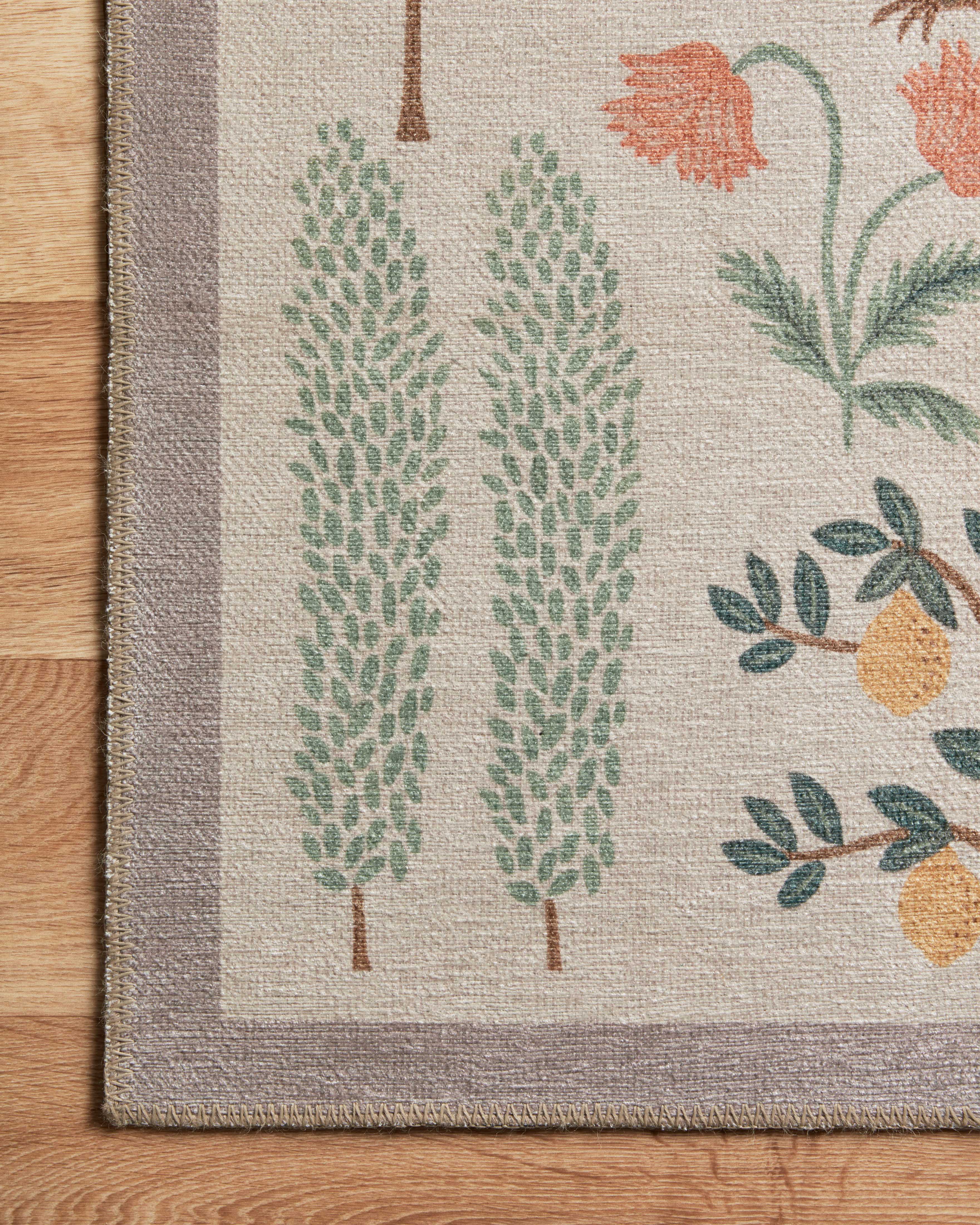 Rifle Paper Co. x Loloi Menagerie Cream Rug No.1 RUGS - synthetic Loloi