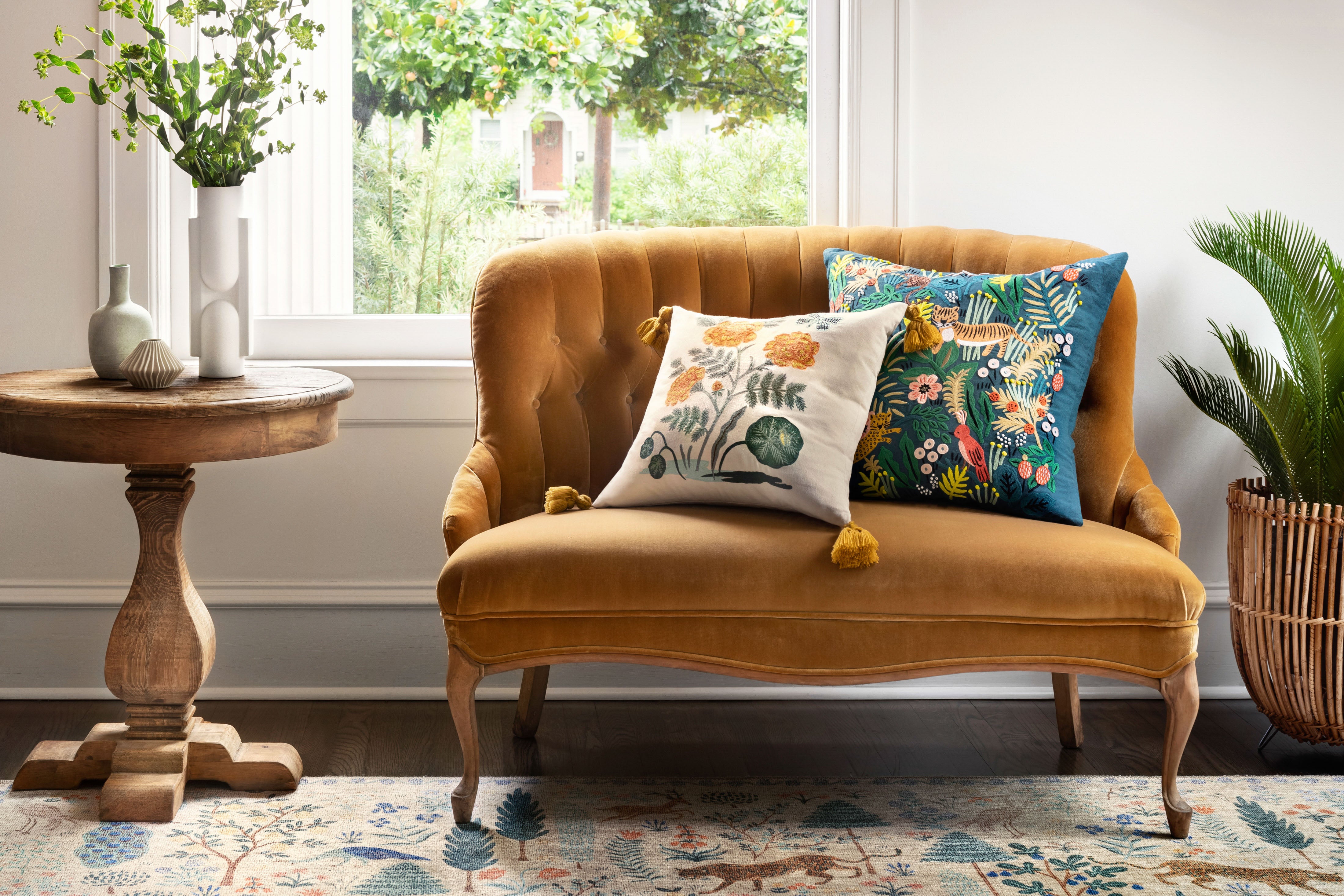 Rifle Paper Co. x Loloi Menagerie Cream Rug No.2 RUGS - synthetic Loloi