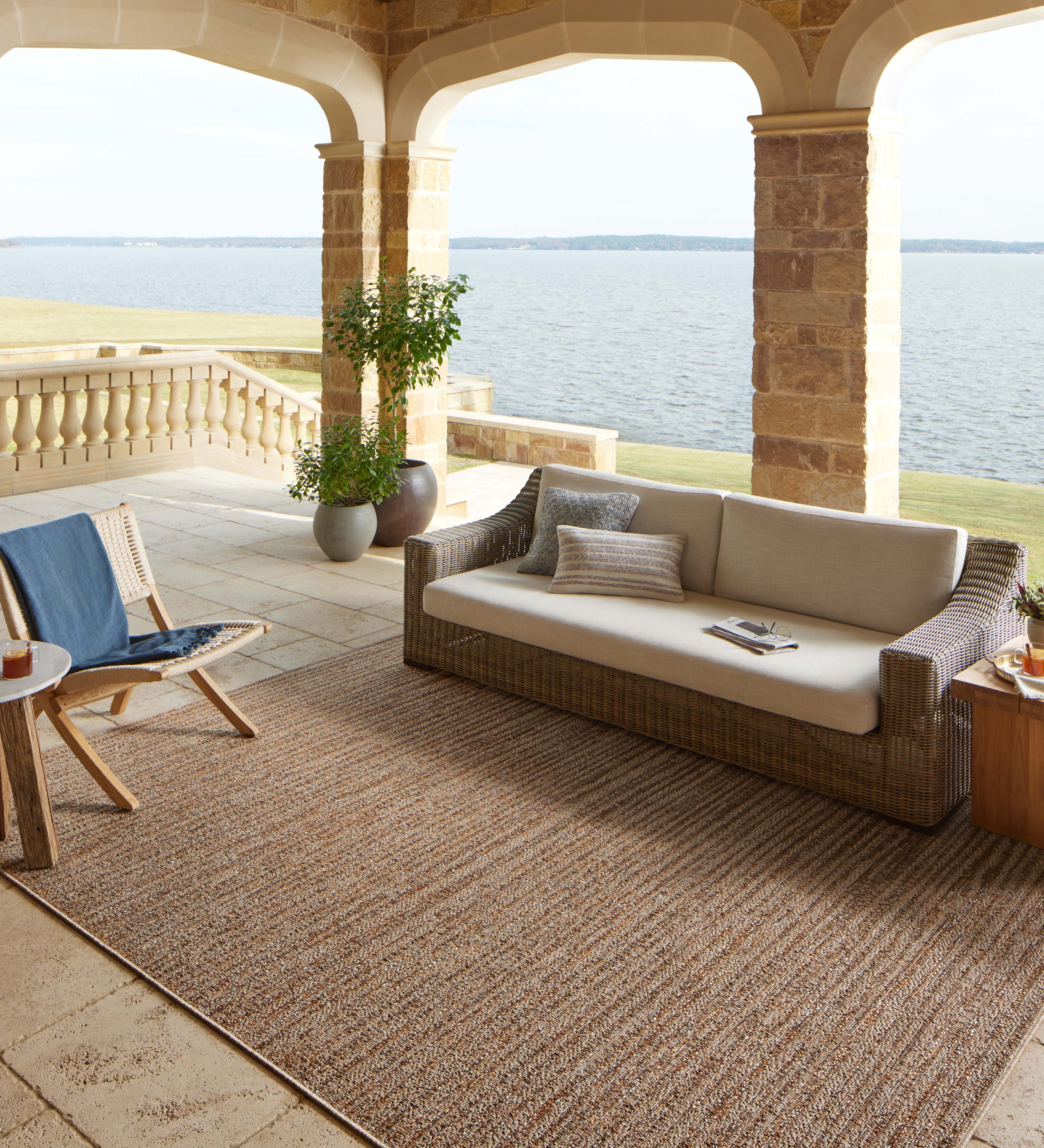 Loloi Merrick Oatmeal / Multi Rug 5-Rugs - indoor/outdoor Loloi
