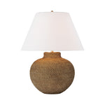 Avedon Medium Table Lamp LIGHTING - table lamp Visual Comfort Natural Rattan