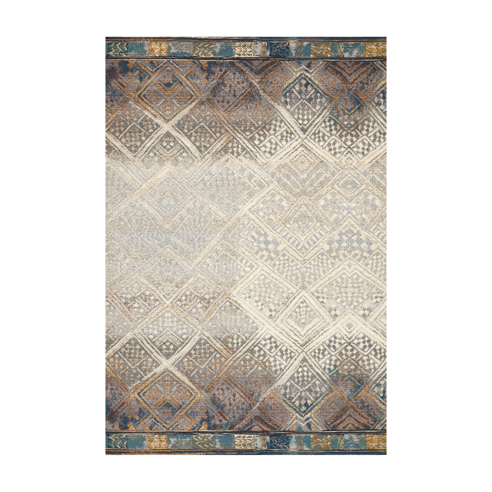Loloi Mika Ivory / Mediterranean Rug RUGS - synthetic Loloi 18" x 18"