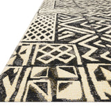 Loloi Mika Ivory / Black Rug RUGS - synthetic Loloi