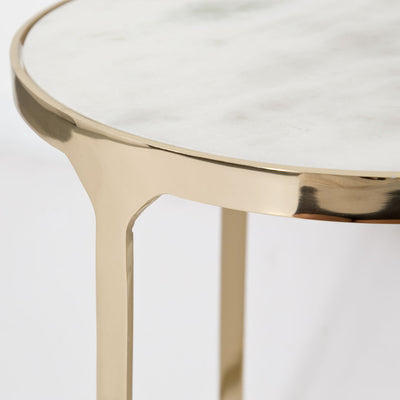 Rhea Marble Accent Table