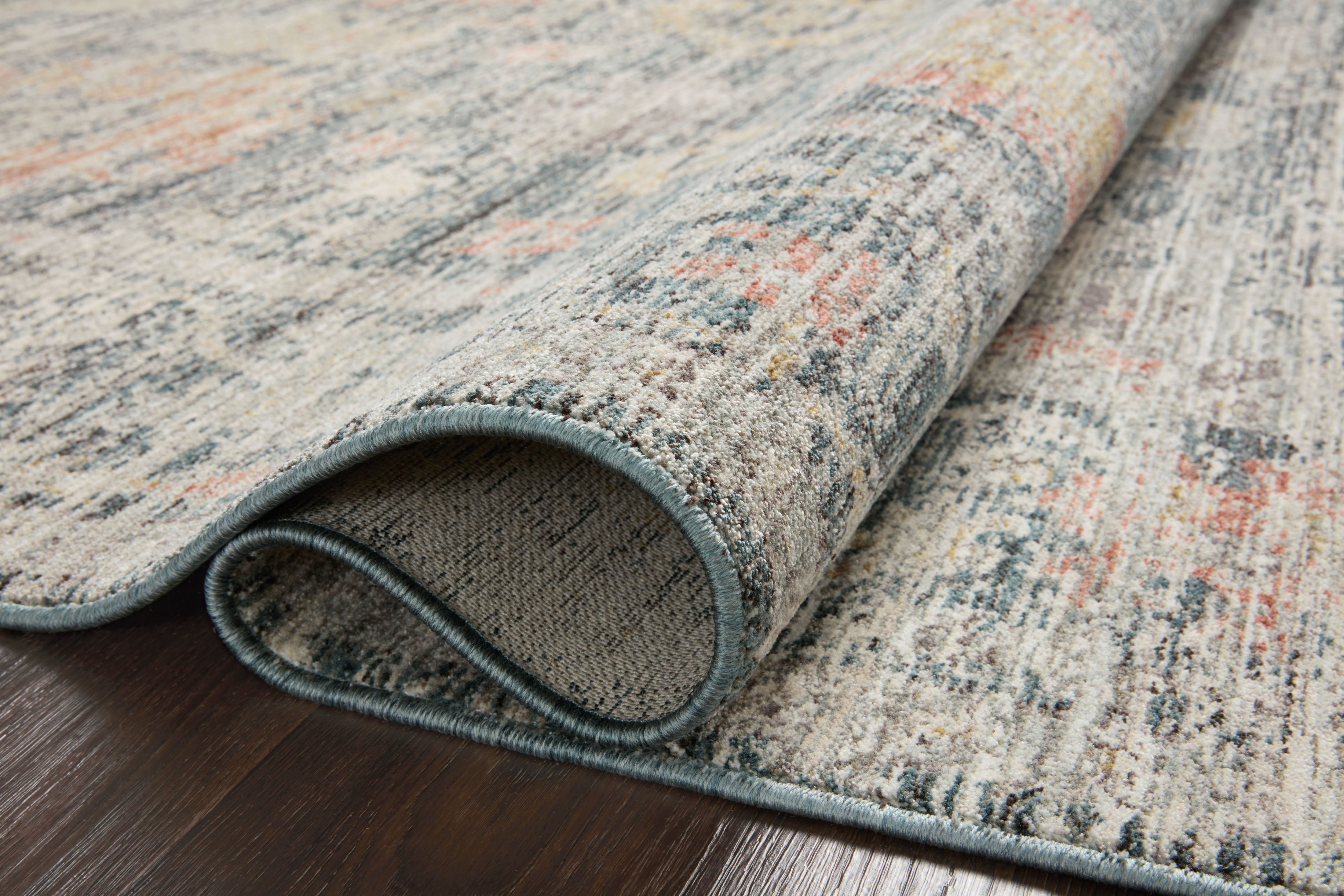 Joanna Gaines x Loloi Millie Blue / Multi Rug RUGS - synthetic Loloi