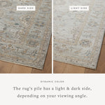 Magnolia Home by Joanna Gaines x Loloi Millie Sky / Gold Rug 0-patterned rugs Loloi