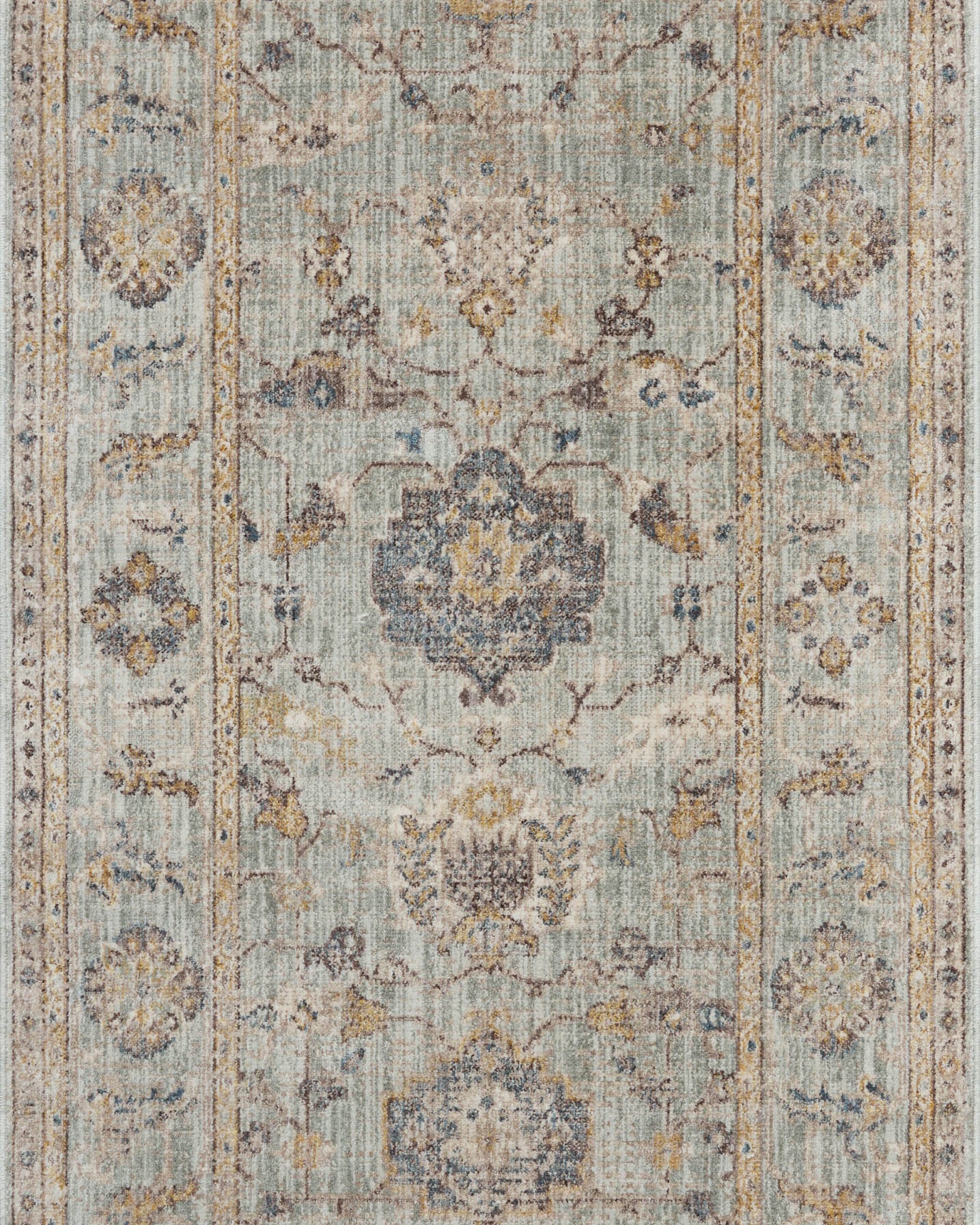 Magnolia Home by Joanna Gaines x Loloi Millie Sky / Gold Rug 0-patterned rugs Loloi