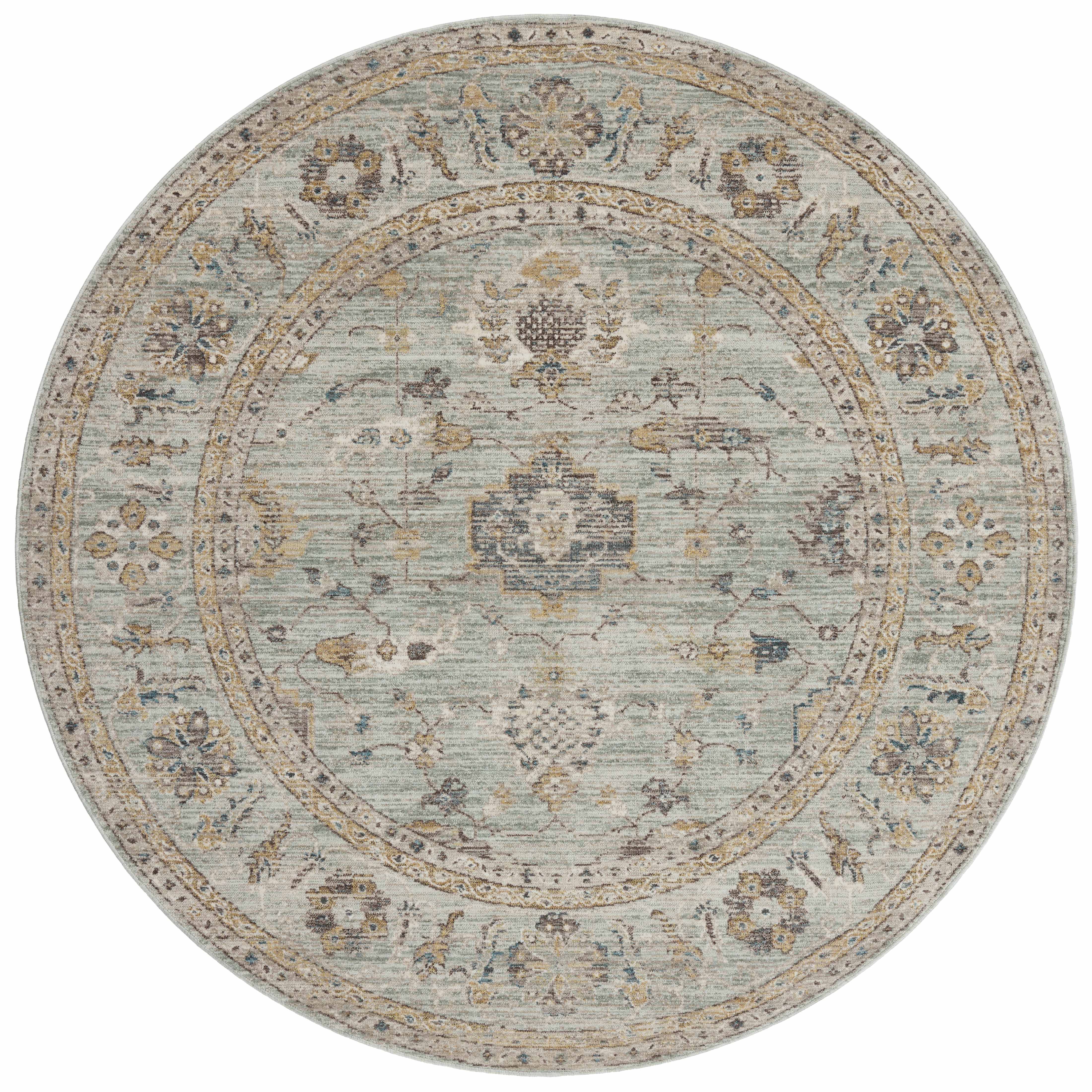 Joanna Gaines x Loloi Millie Sky / Gold Rug RUGS - synthetic Loloi