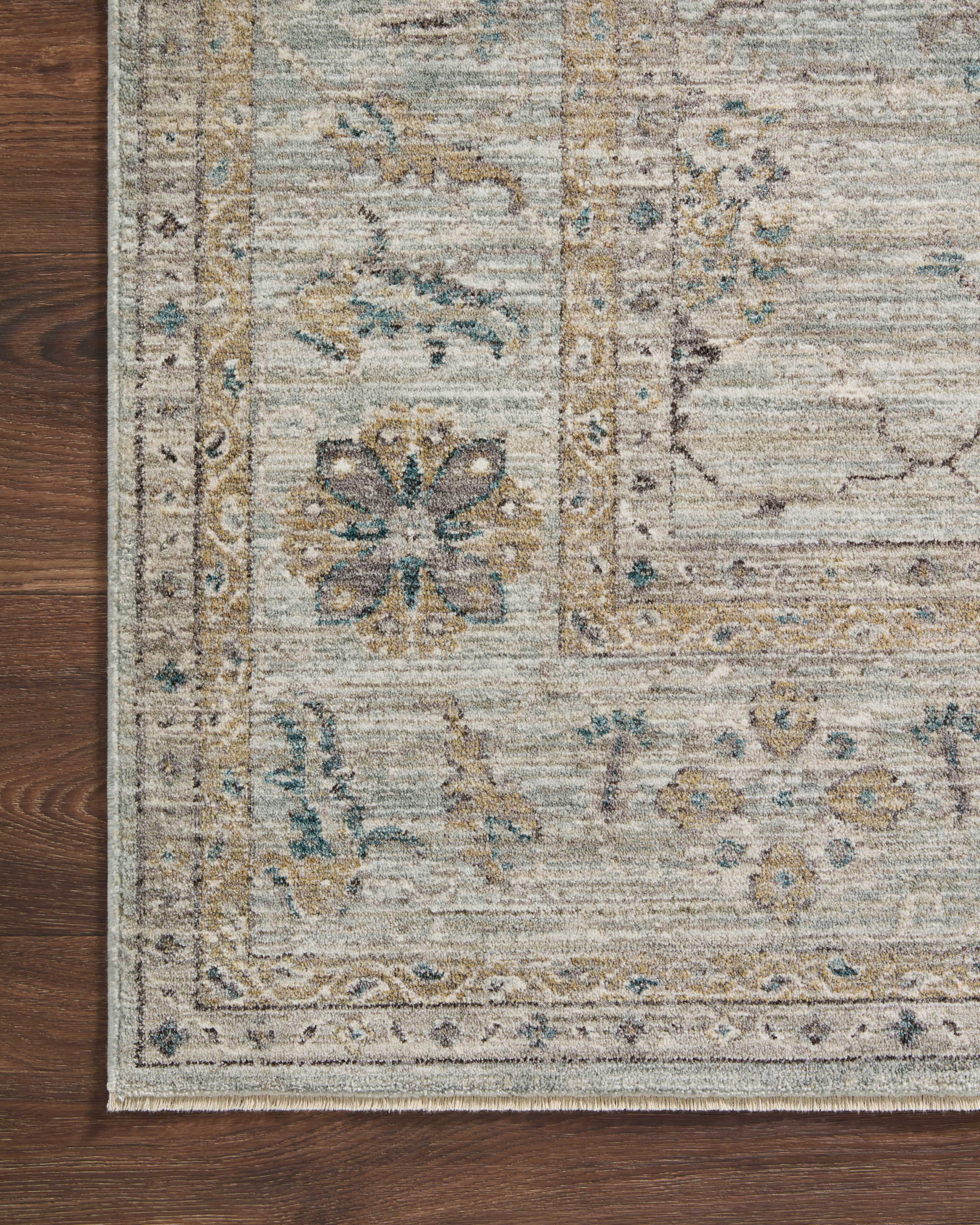 Joanna Gaines x Loloi Millie Sky / Gold Rug RUGS - synthetic Loloi