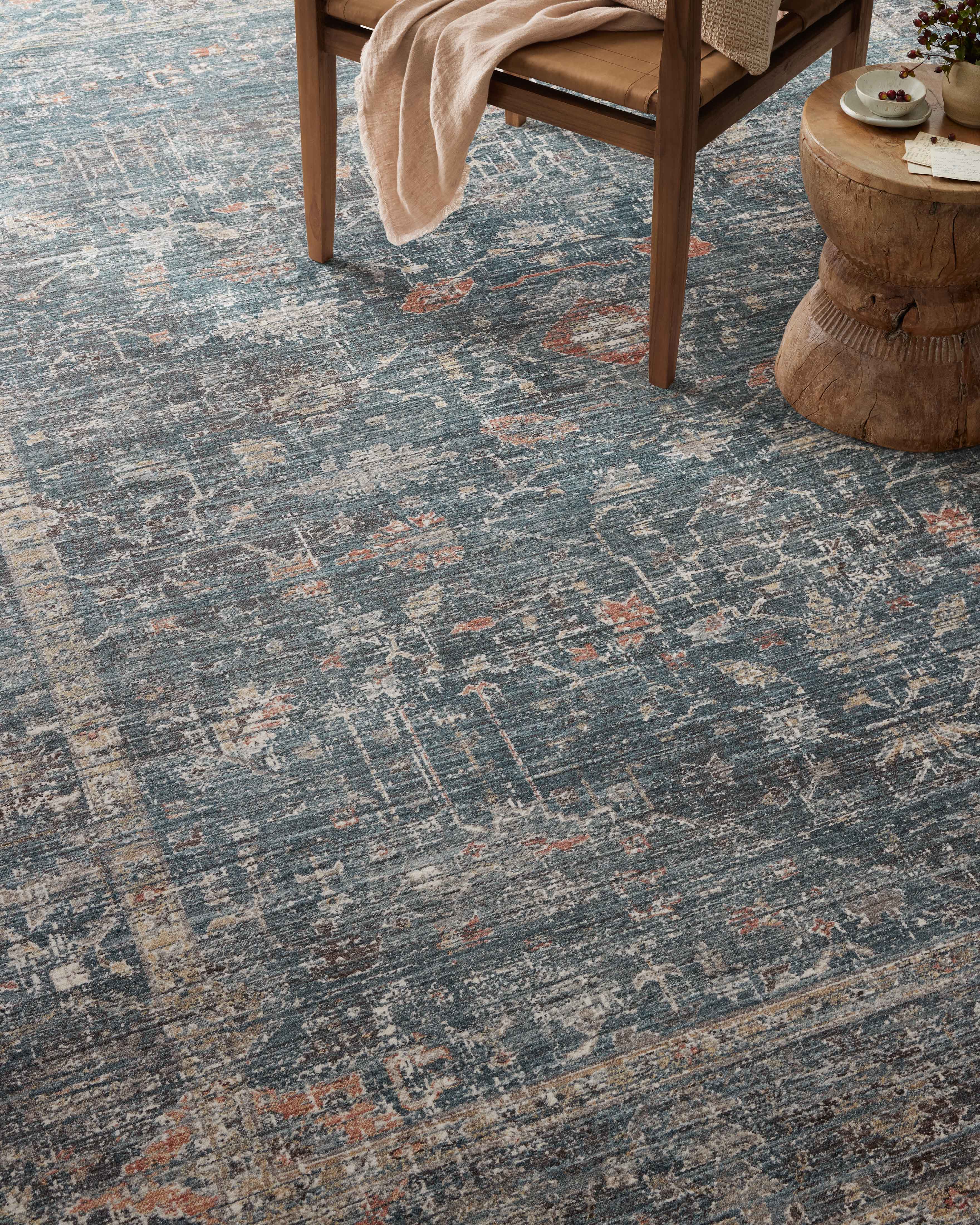 Joanna Gaines x Loloi Millie Denim / Multi Rug RUGS - synthetic Loloi