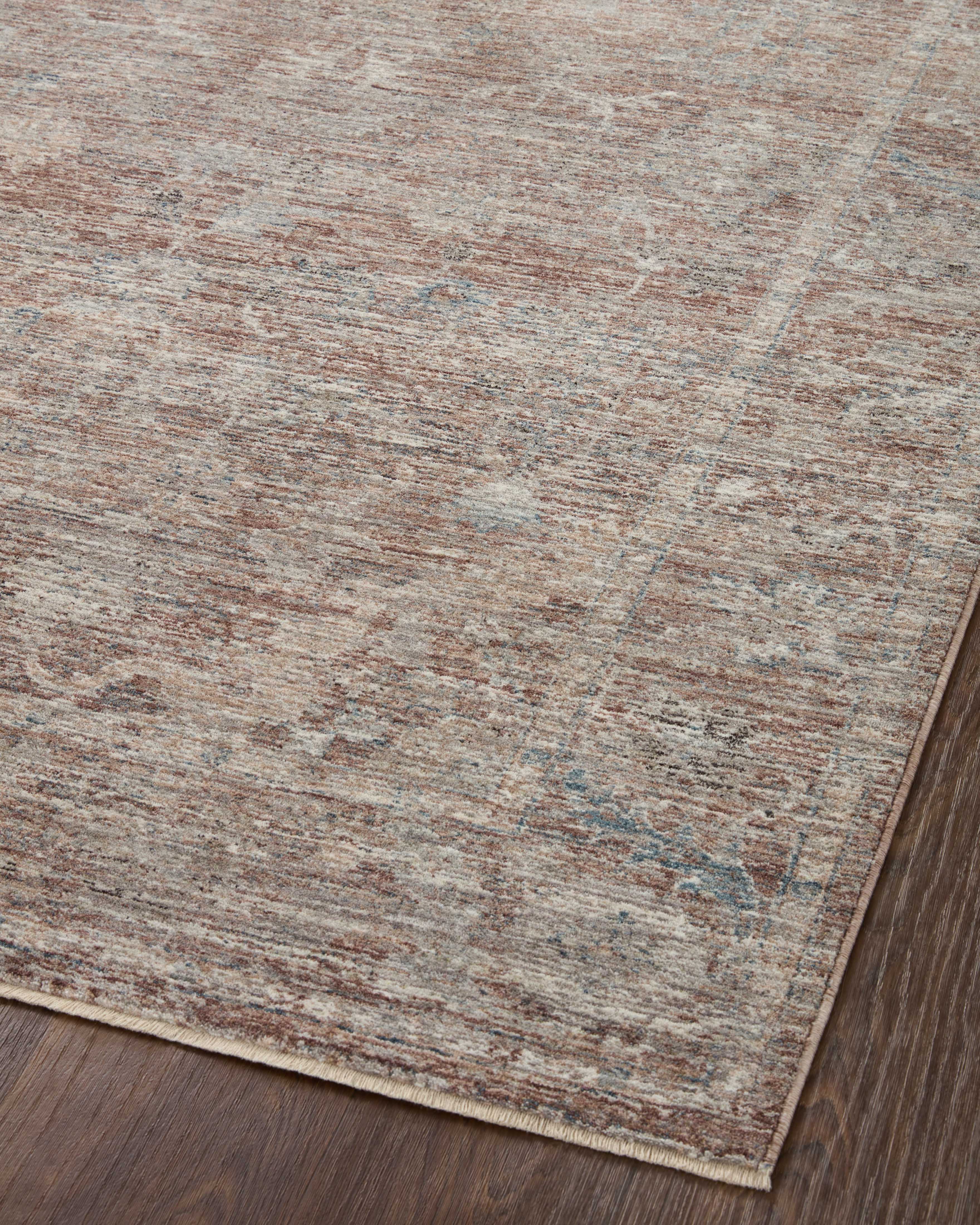 Joanna Gaines x Loloi Millie Brick / Fog Rug RUGS - synthetic Loloi