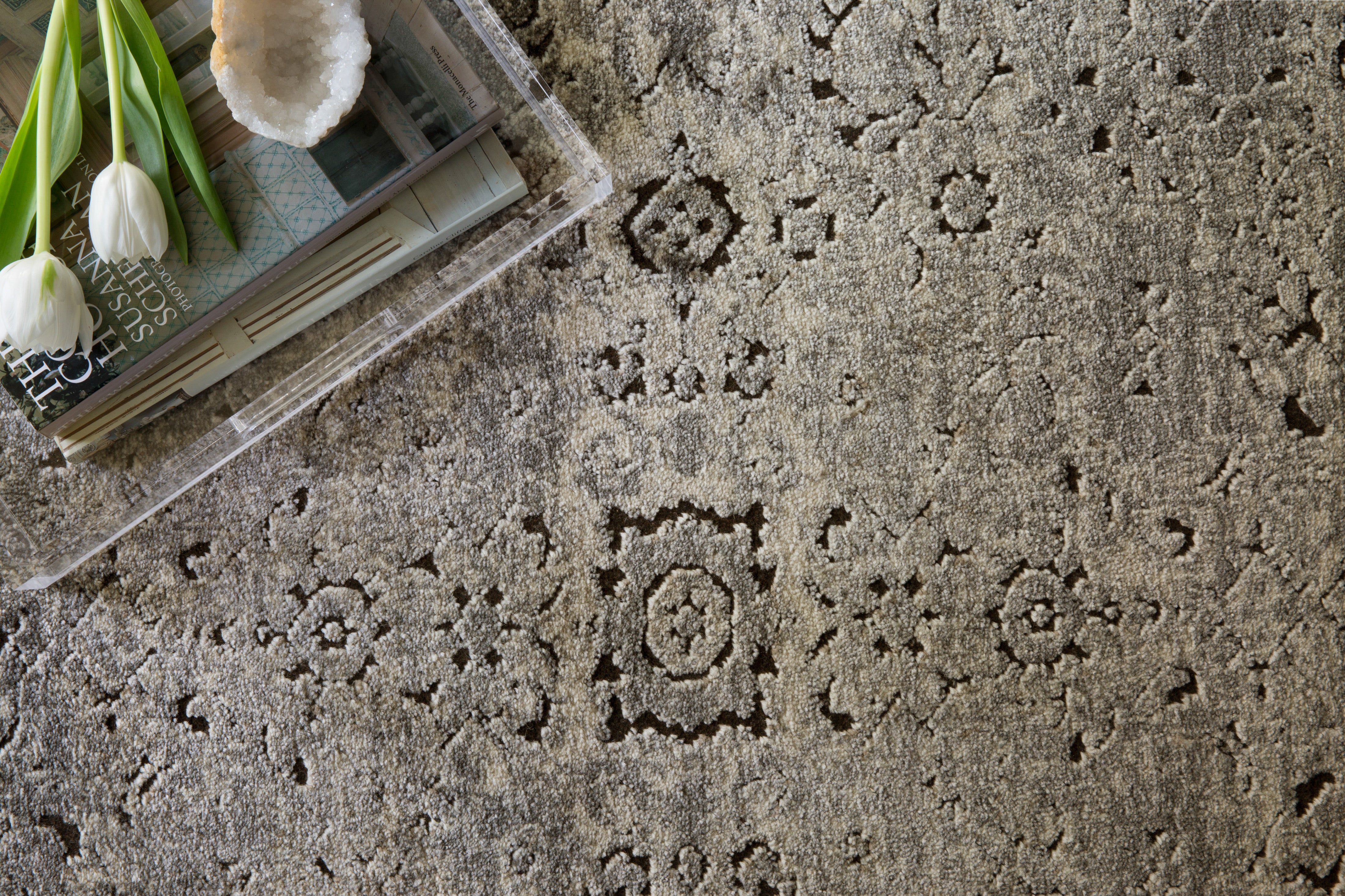 Loloi Millennium Grey / Charcoal Rug RUGS - synthetic Loloi