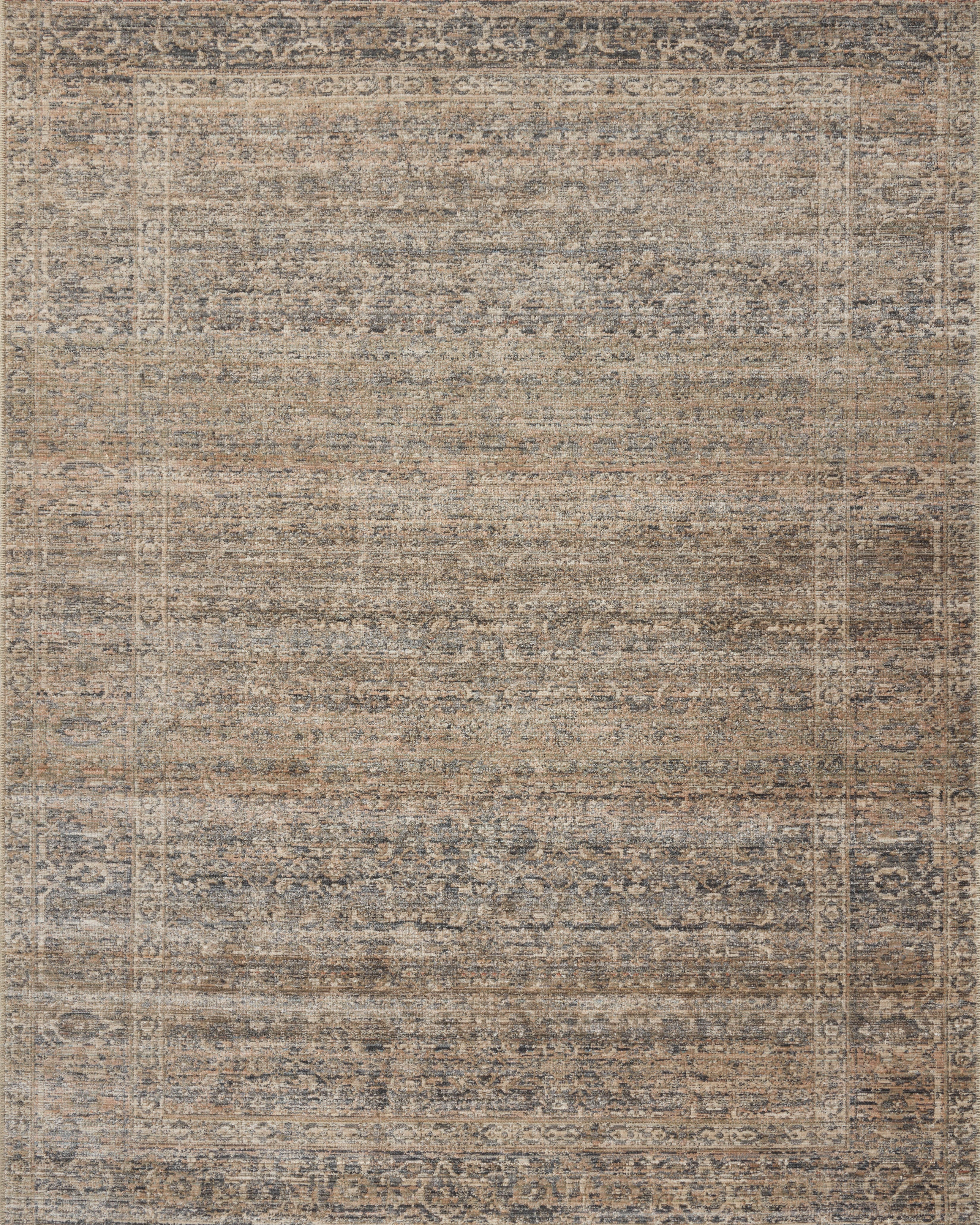 FLOOR MODEL - Amber Lewis x Loloi Molly Navy / Blush Rug - 8'6" x 12' RUGS - floor model Loloi