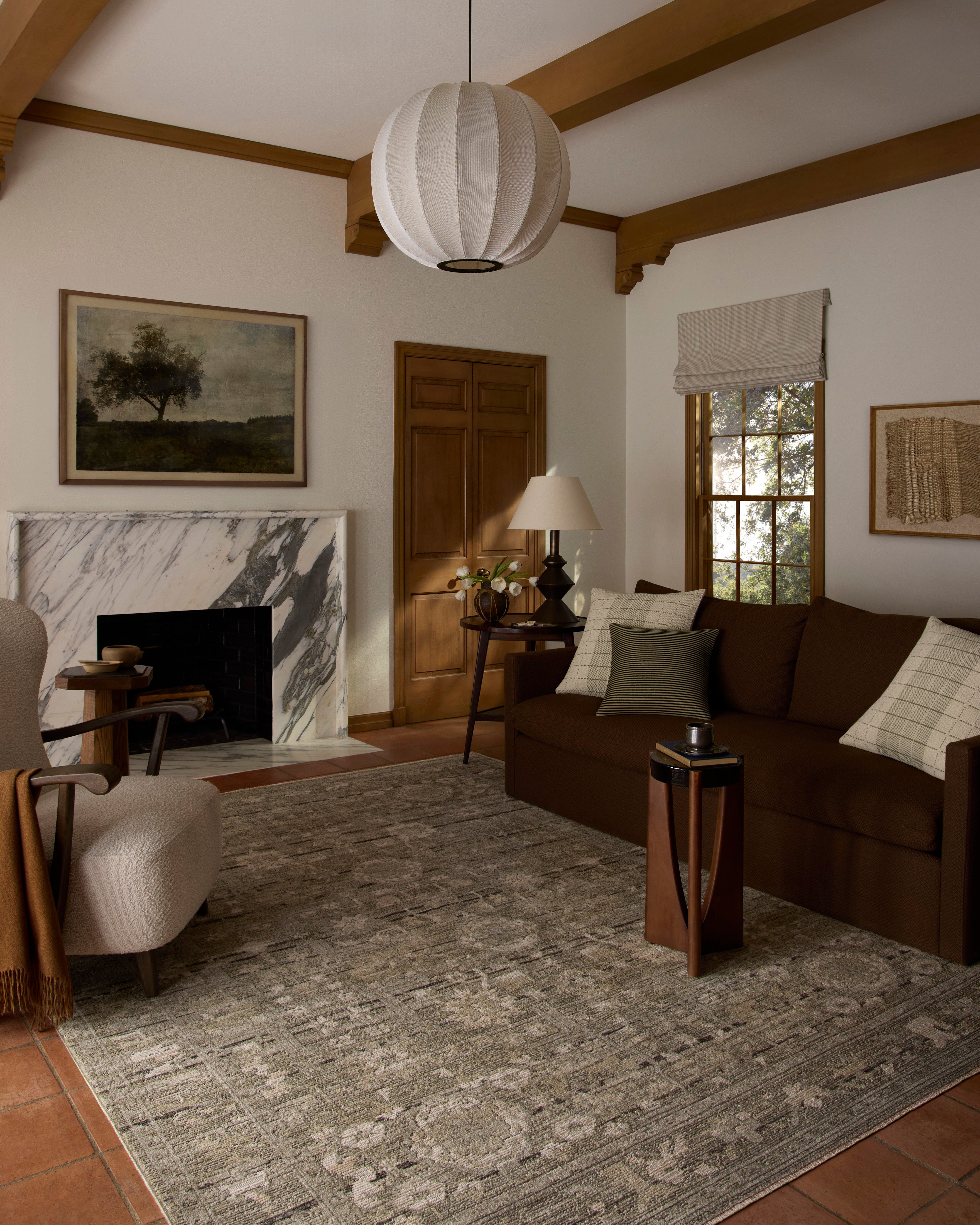 Loloi Milena Sage / Ivory Rug RUGS - synthetic Loloi