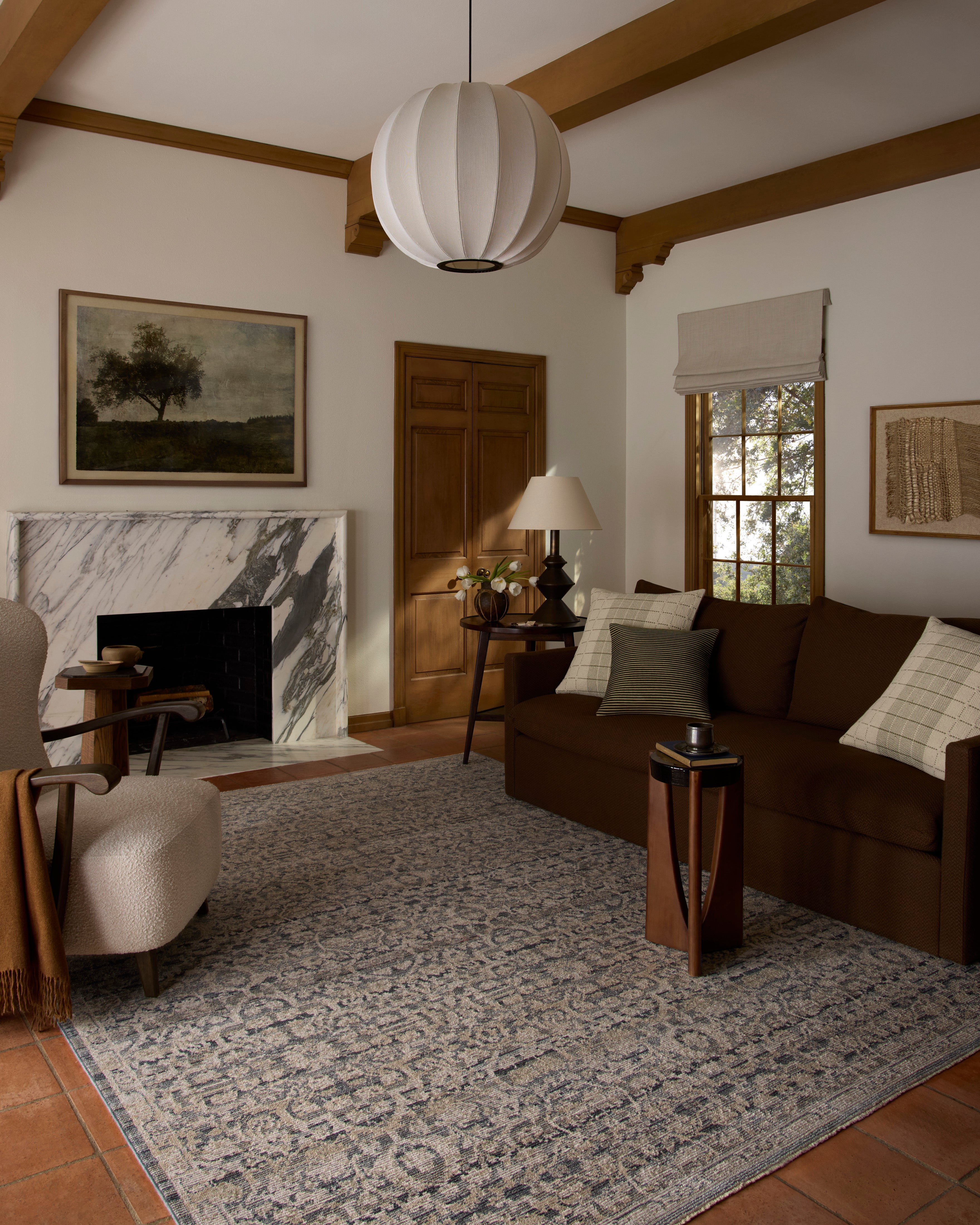 Loloi Milena Denim / Natural Rug RUGS - synthetic Loloi