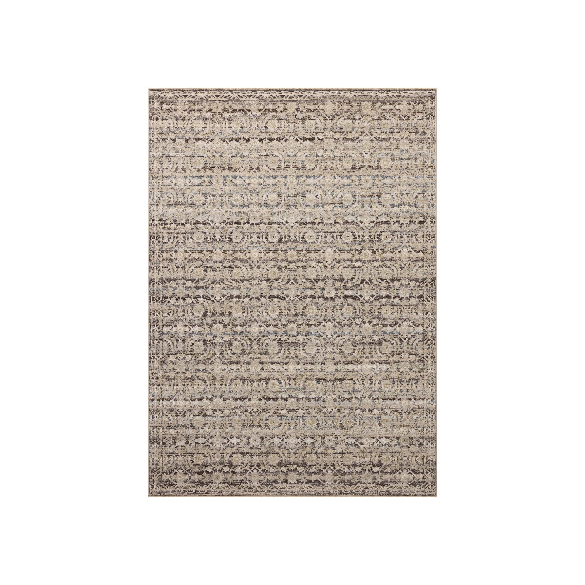 Loloi Milena Linen / Midnight Rug RUGS - synthetic Loloi 18" x 18"