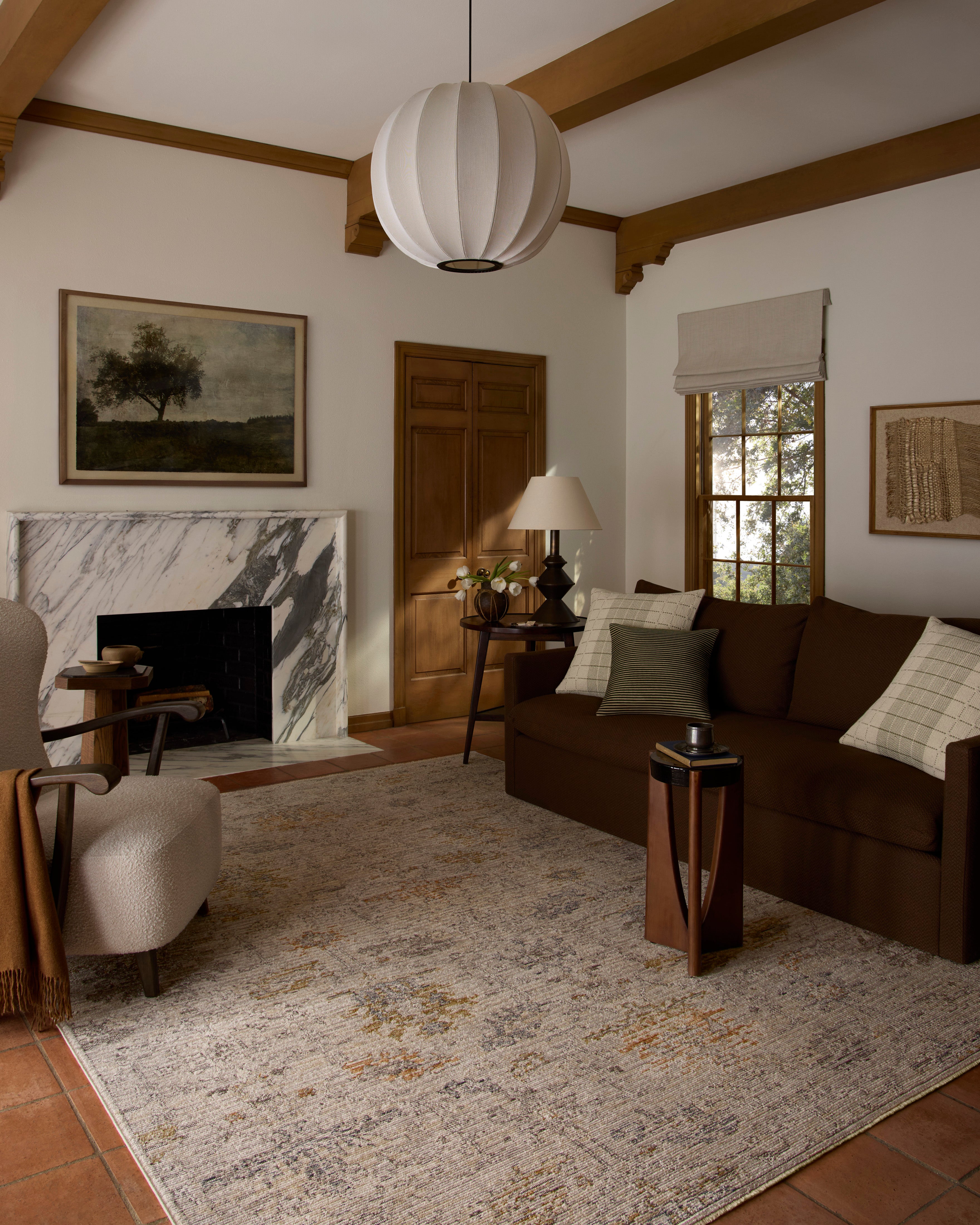 Loloi Milena Ivory / Granite Rug RUGS - synthetic Loloi