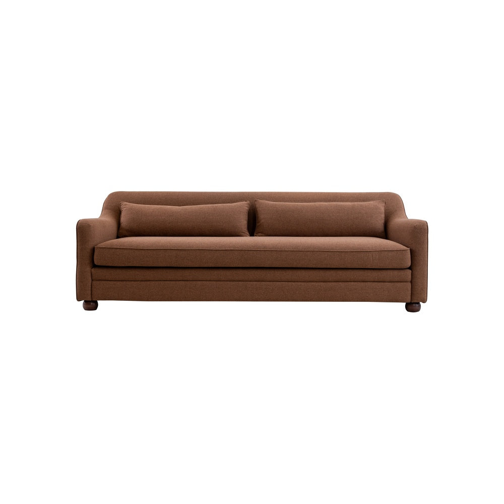 Aaren Sofa FURNITURE - sofas Moe's Furniture Rust