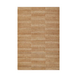 Crescent Broken Stripe Hand Woven Jute Area Rug RUGS - jute Momeni Ivory Stripe 2' x 3'