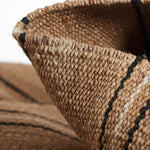 Crescent Broken Stripe Hand Woven Jute Area Rug RUGS - jute Momeni