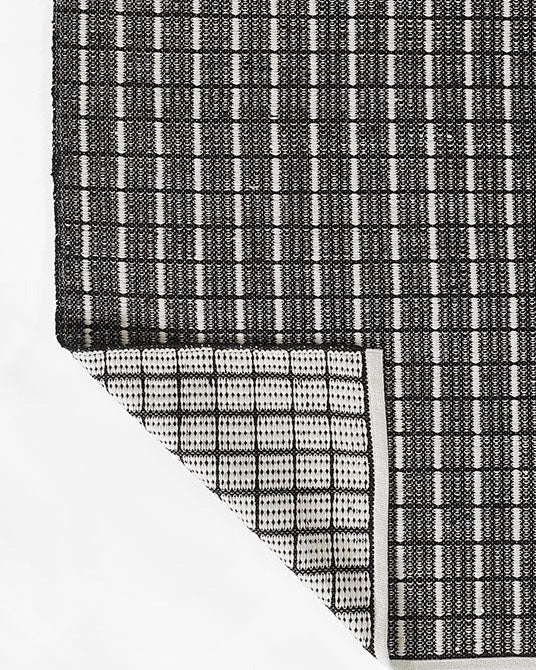 Mallow Black Reversible Rug 5-Rugs - indoor/outdoor Momeni