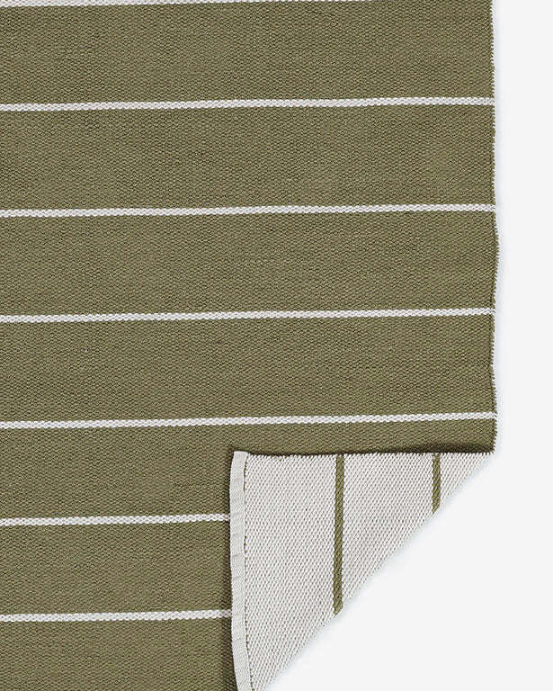 Ripple Green Stripe Reversible Rug 5-Rugs - indoor/outdoor Momeni
