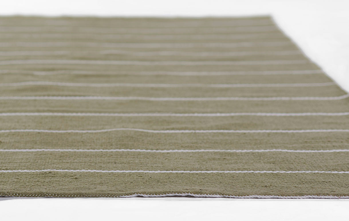 Ripple Green Stripe Reversible Rug 5-Rugs - indoor/outdoor Momeni