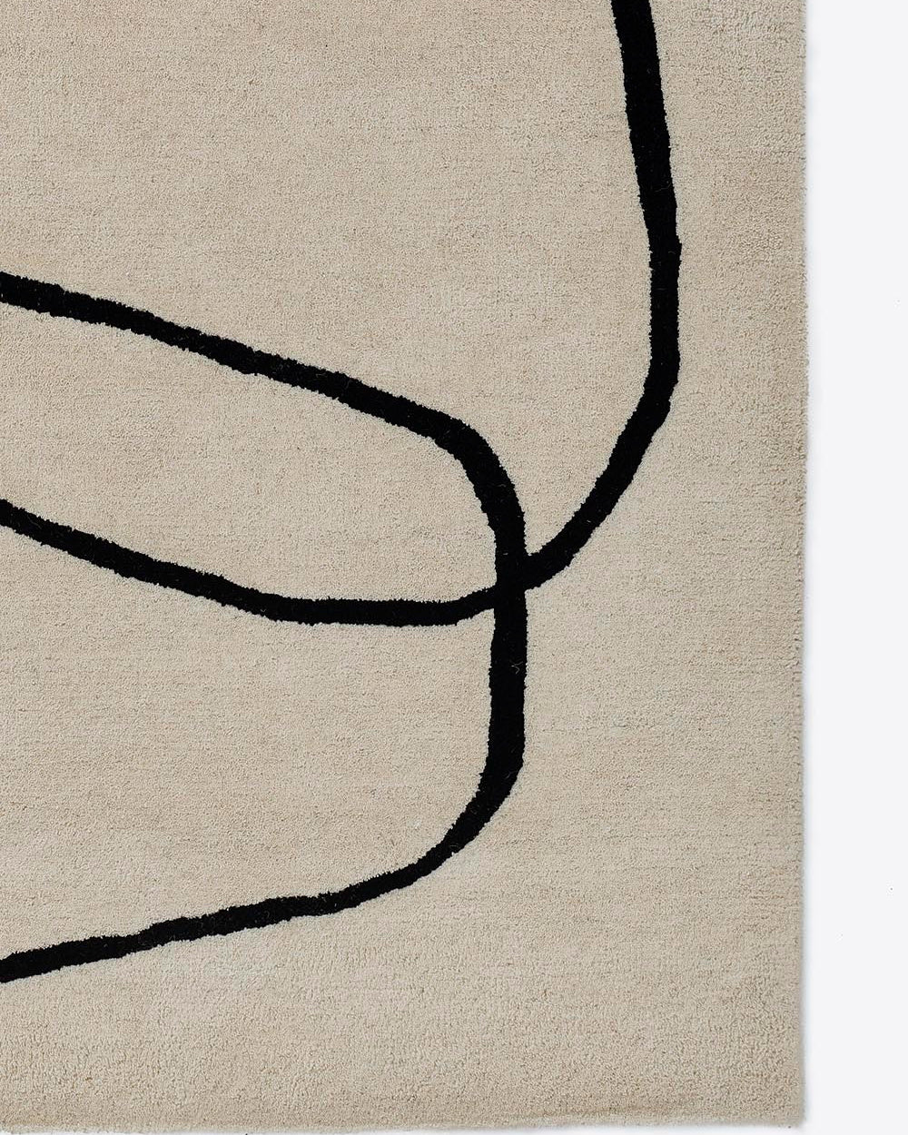 Siena Black / White Rug 0-rugs-wool Momeni