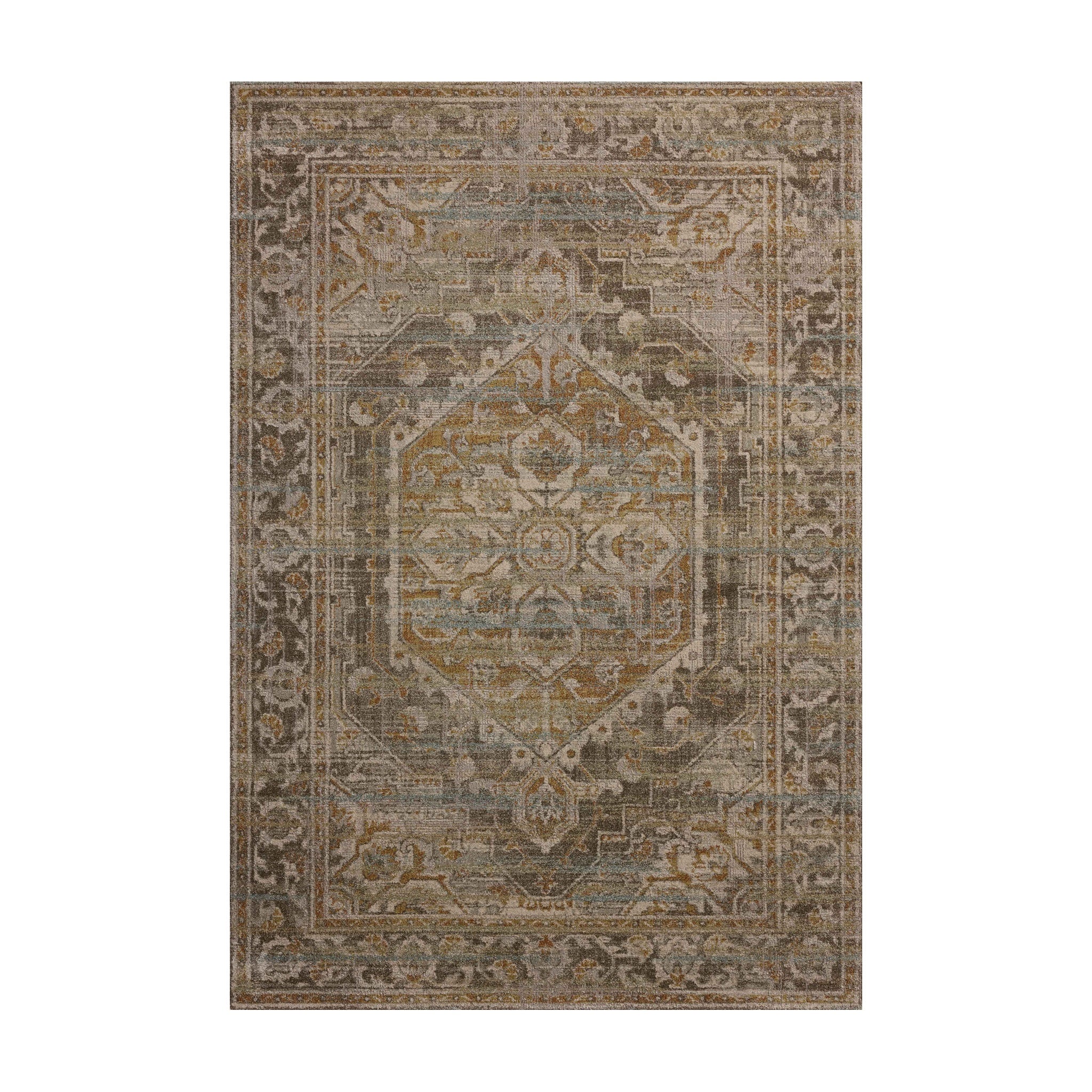 Joanna Gaines x Loloi Mona Bark / Sunrise Rug RUGS - synthetic Loloi 18" x 18"