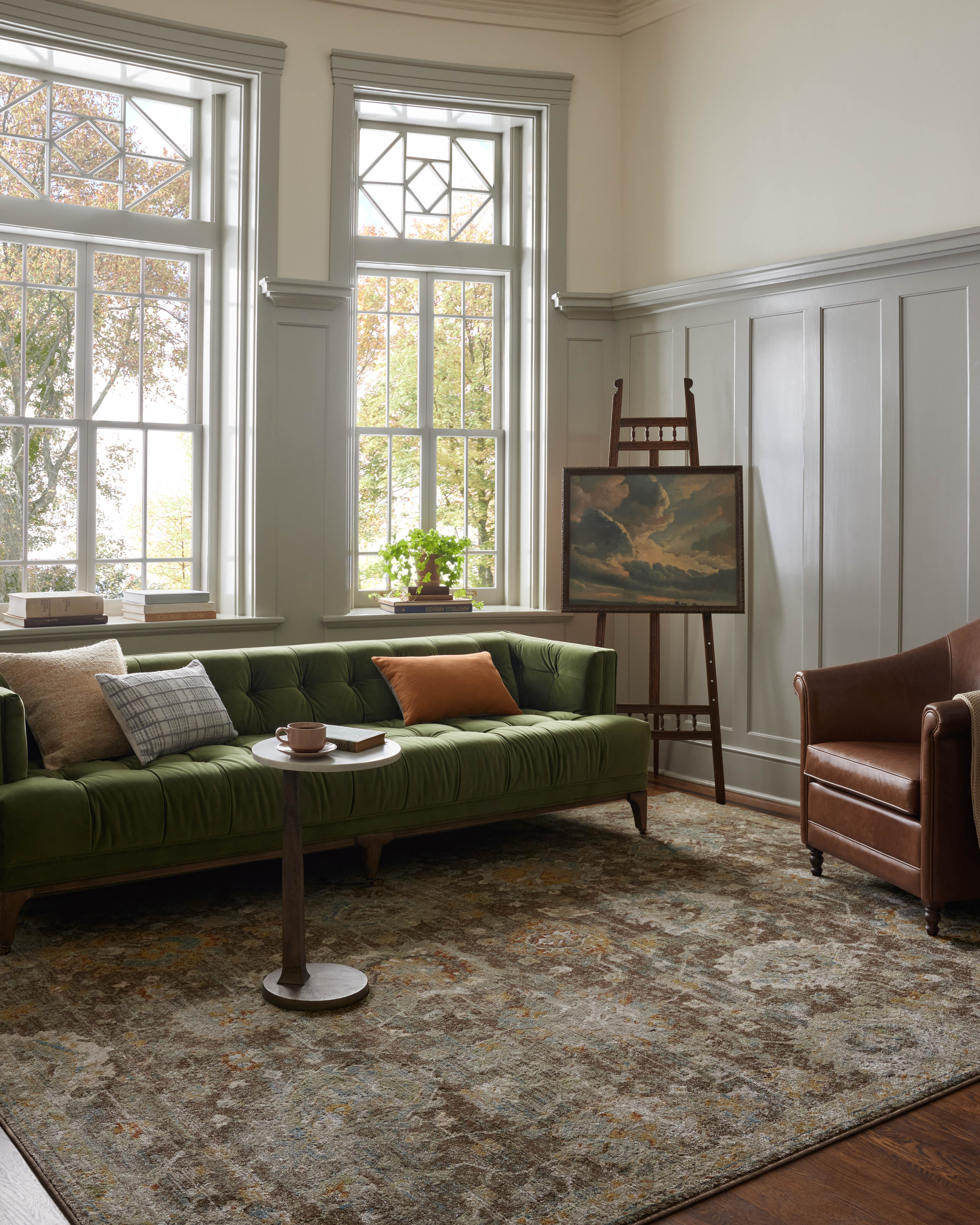 Joanna Gaines x Loloi Mona Bark / Multi Rug RUGS - synthetic Loloi