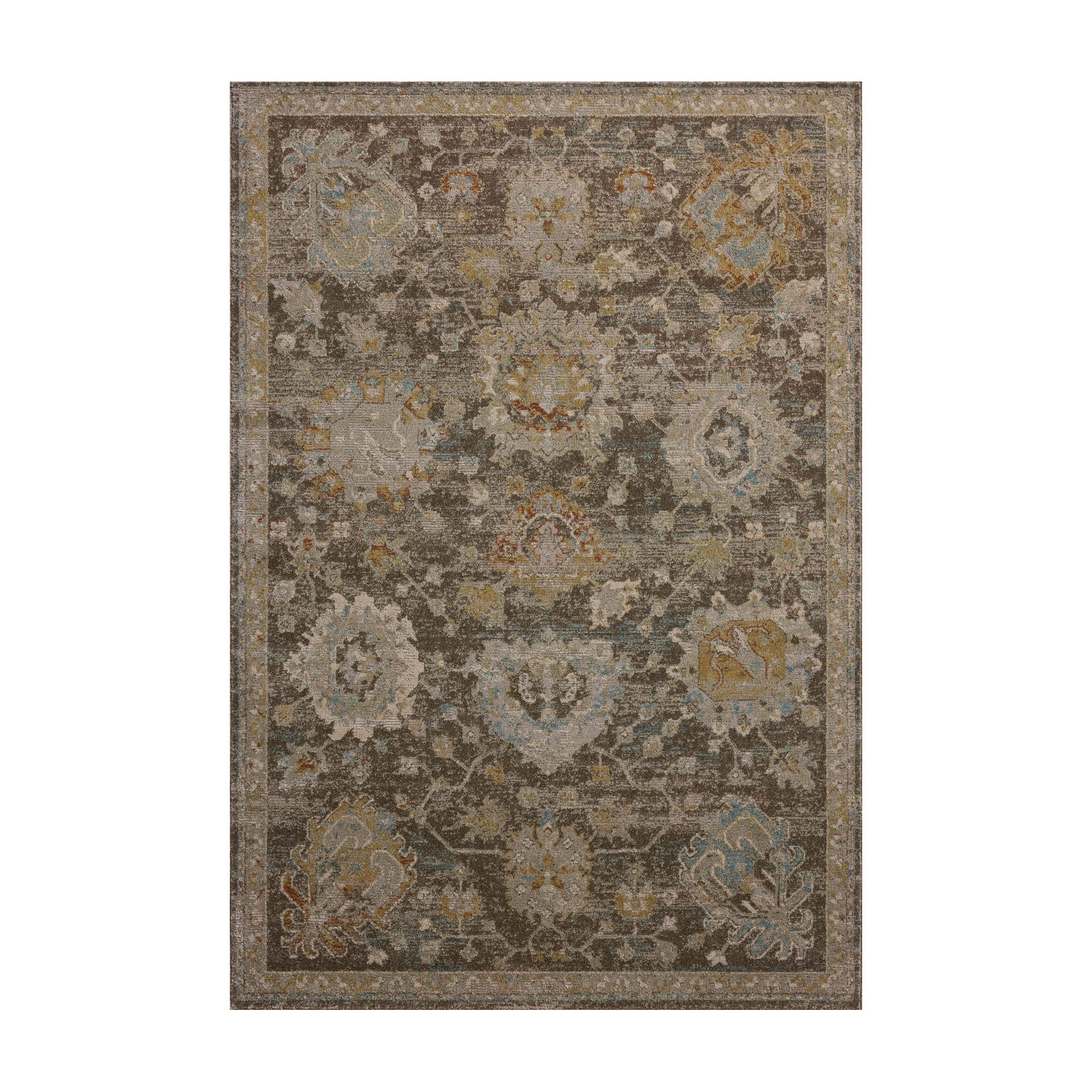 Joanna Gaines x Loloi Mona Bark / Multi Rug RUGS - synthetic Loloi 18" x 18"