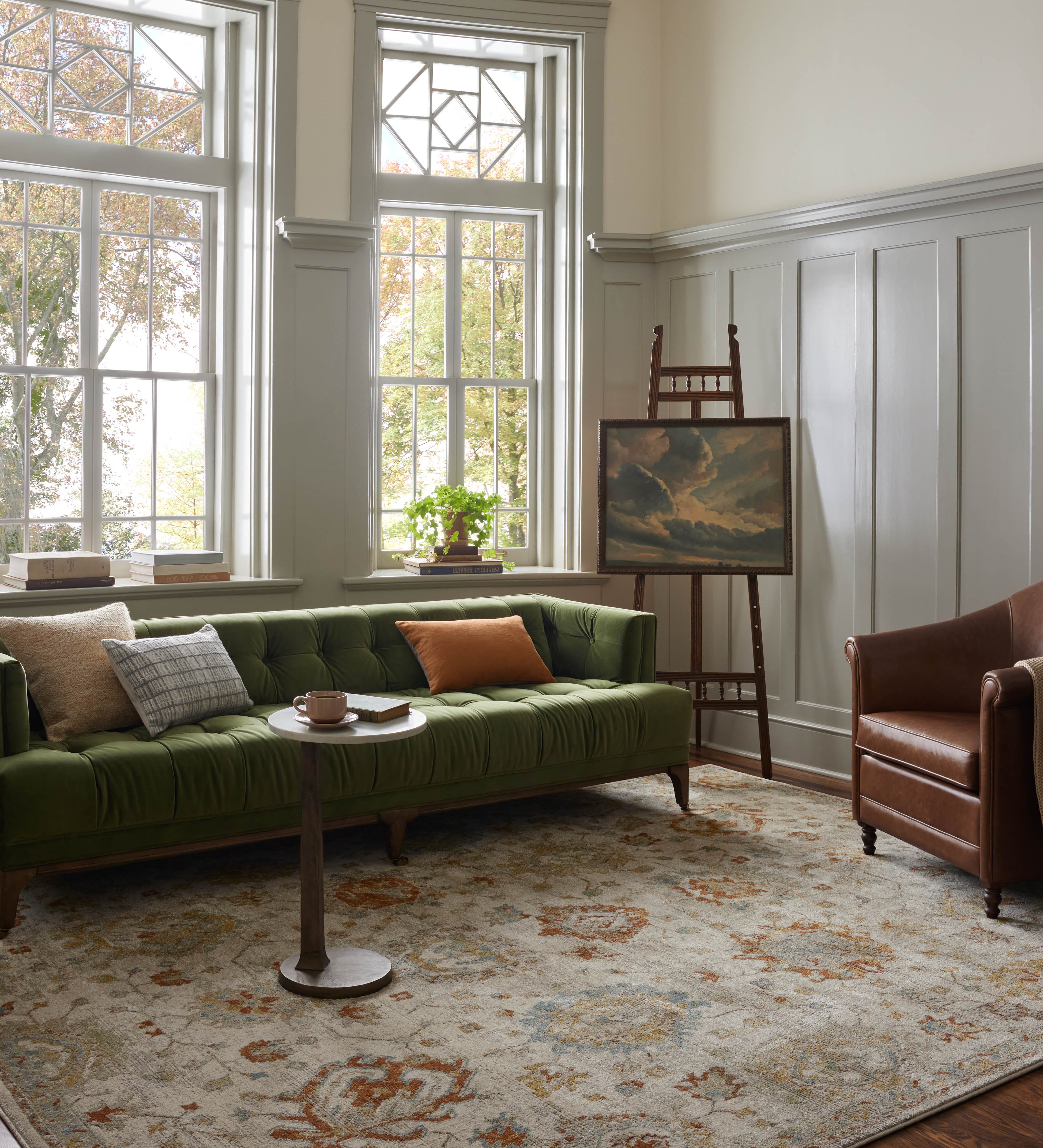 Magnolia Home by Joanna Gaines x Loloi Mona Oatmeal / Multi Rug 0-RUGS-jute Loloi