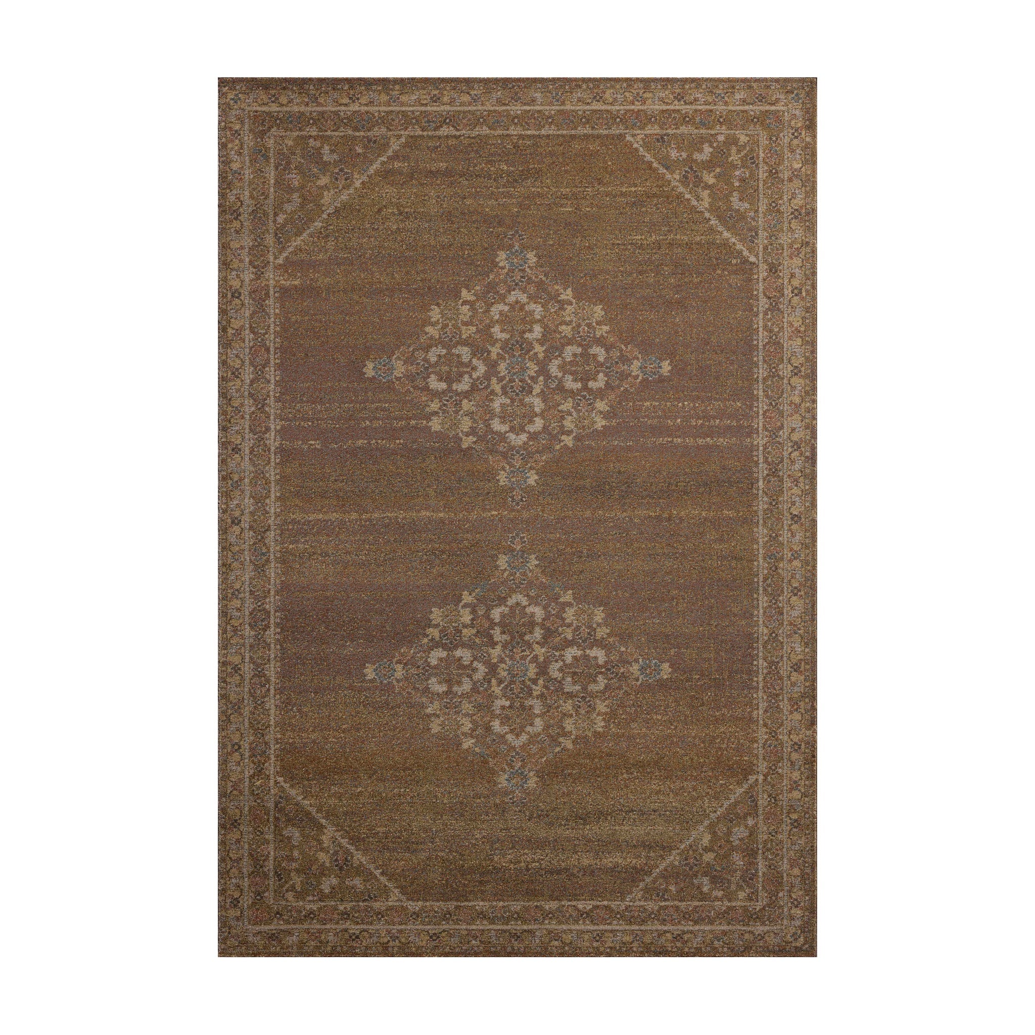 Joanna Gaines x Loloi Mona Sunset / Natural Rug RUGS - synthetic Loloi 18" x 18"