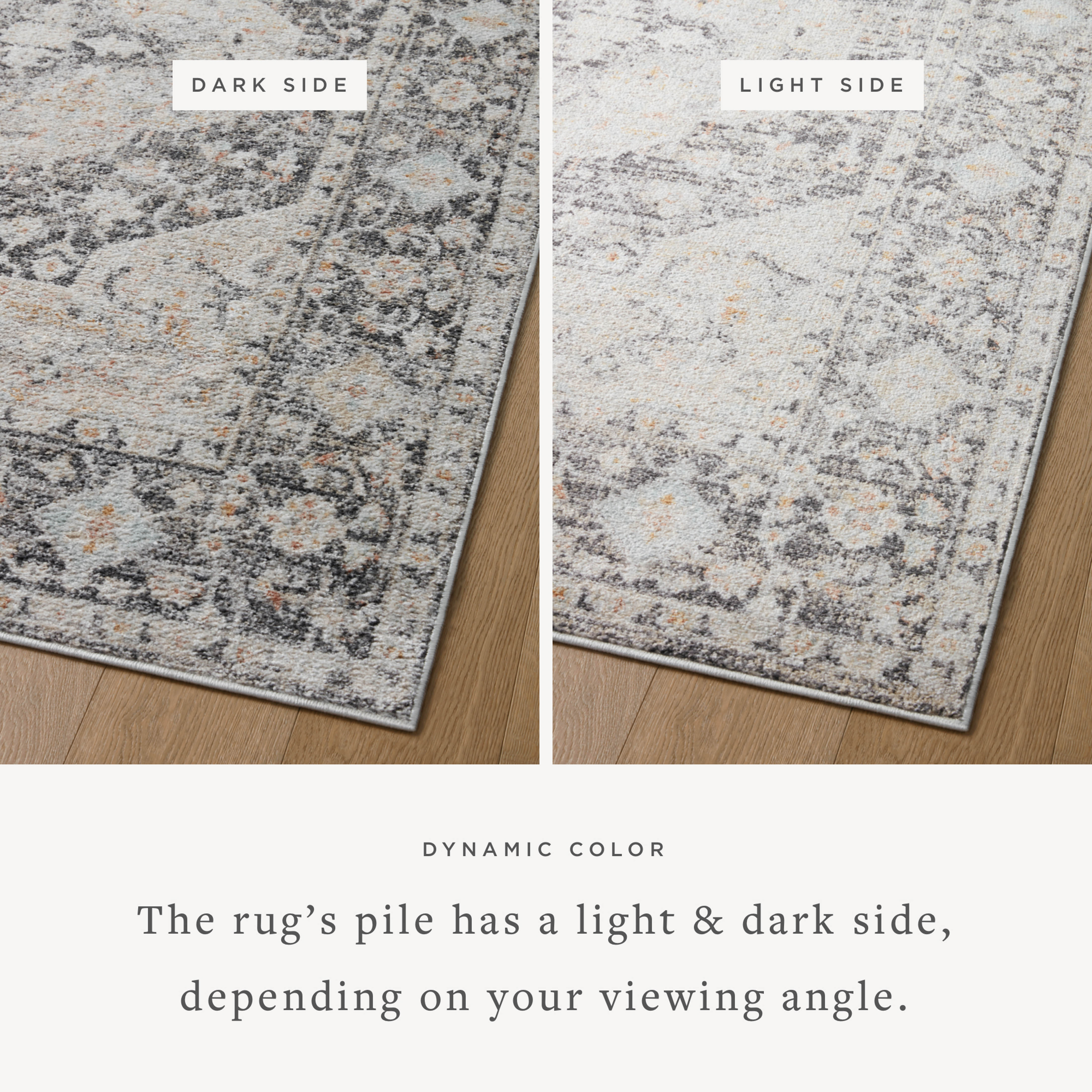 Loloi Monroe Charcoal / Multi Rug 0-RUGS-patterned Loloi
