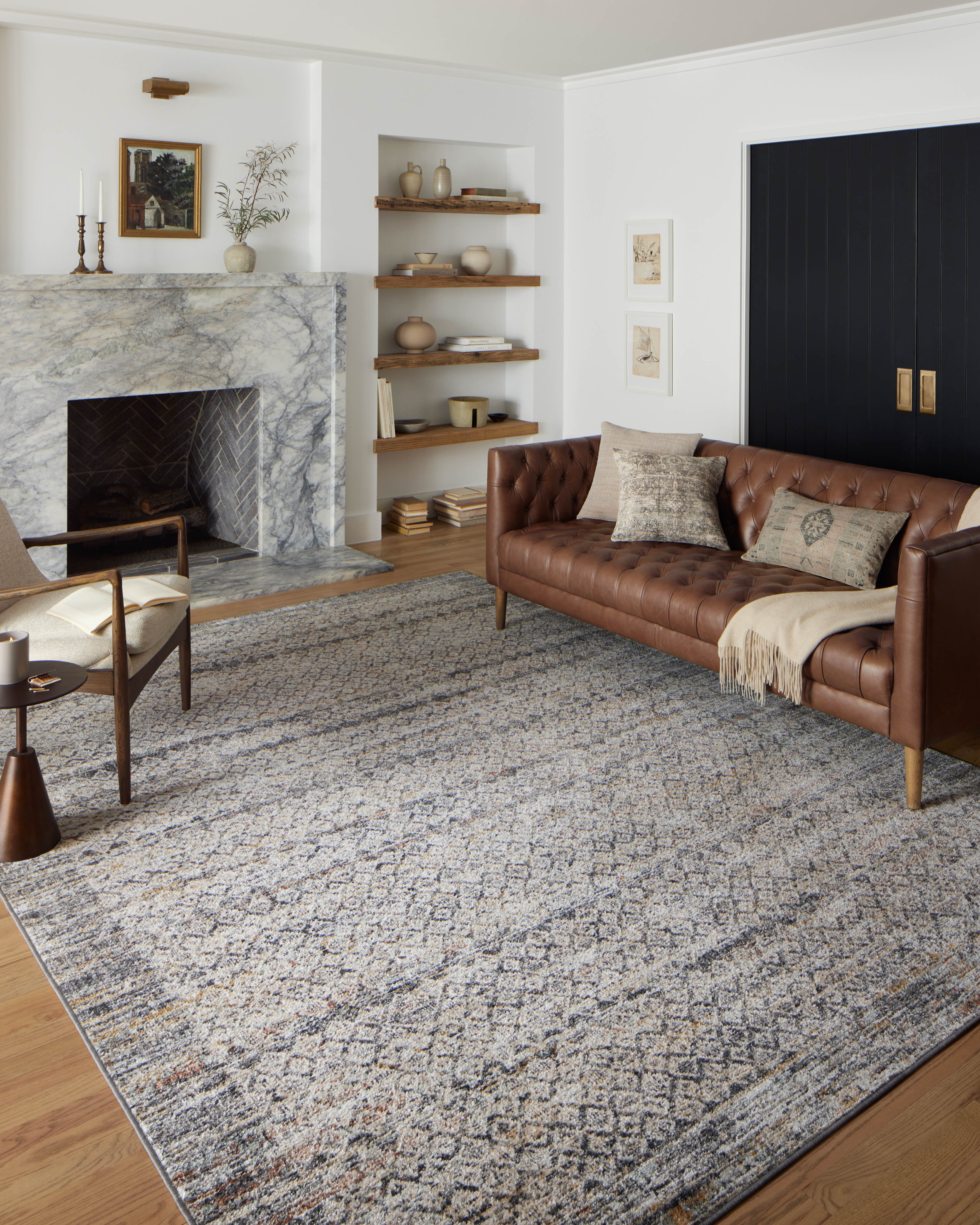 Loloi Monroe Grey / Multi Rug 0-RUGS-patterned Loloi