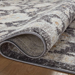 Loloi Monroe Charcoal / Natural Rug 0-RUGS-patterned Loloi
