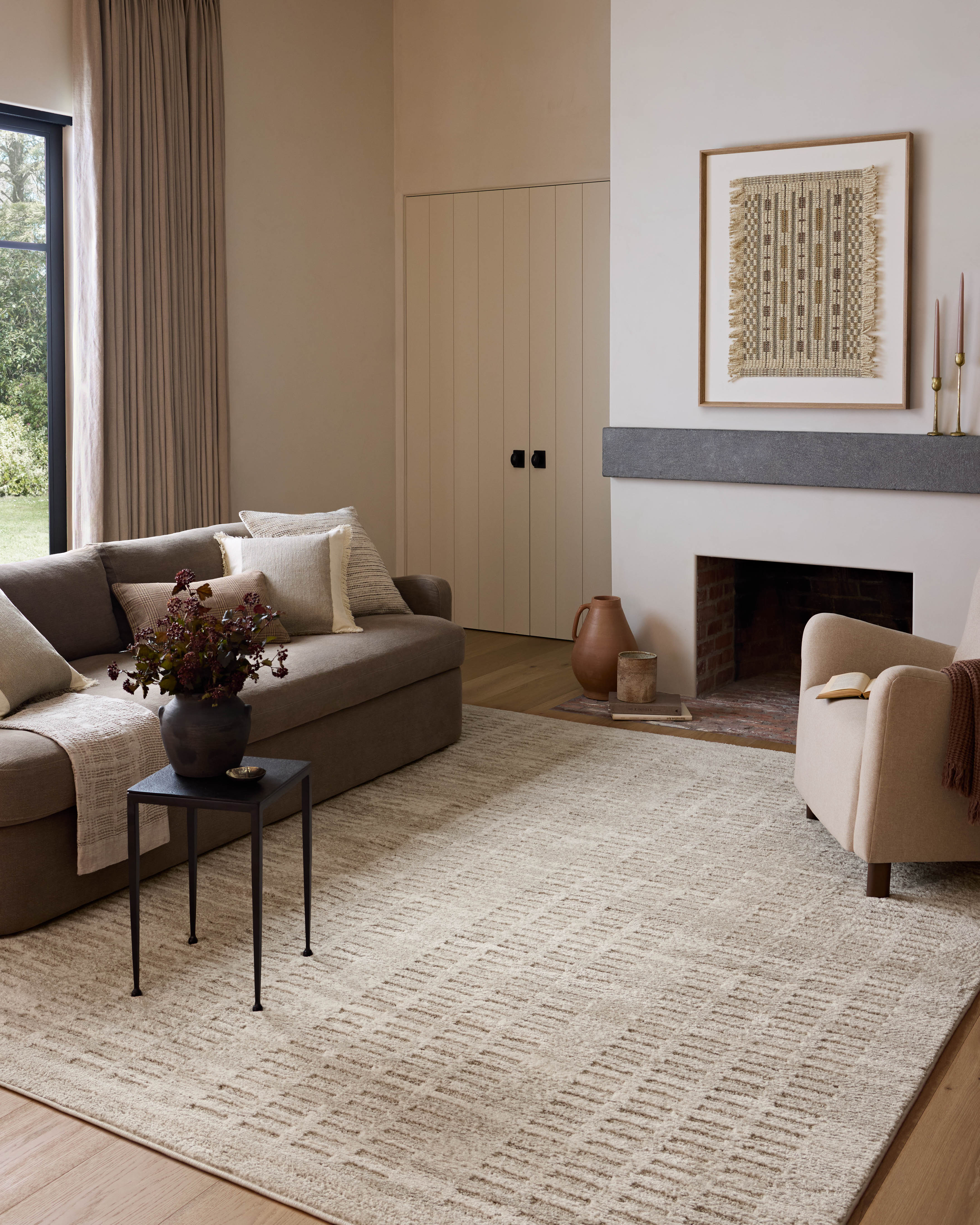 Amber Lewis x Loloi Monty Ivory / Beige RUGS - patterned Loloi
