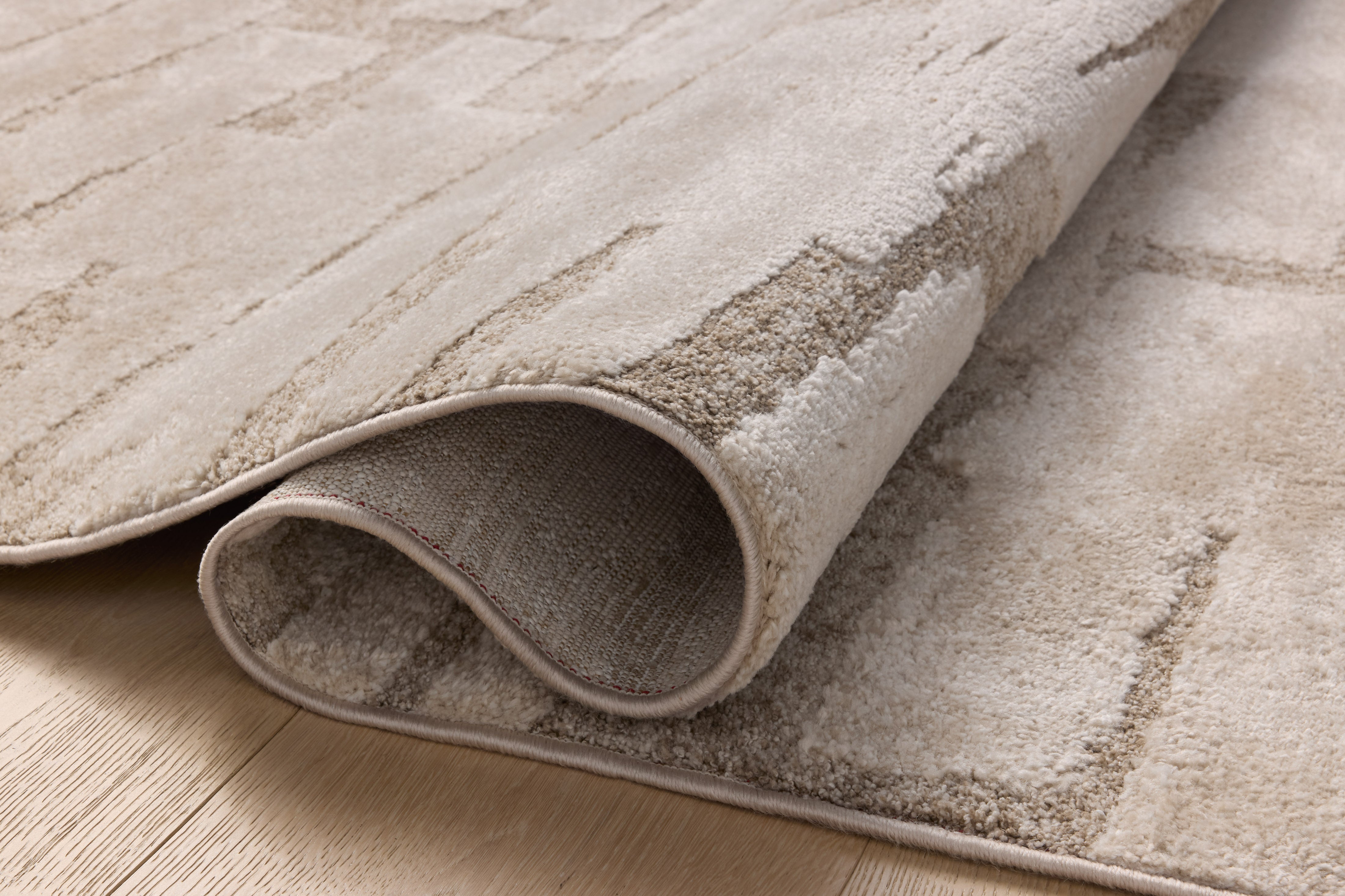 Amber Lewis x Loloi Monty Taupe / Beige Rug RUGS - synthetic Loloi