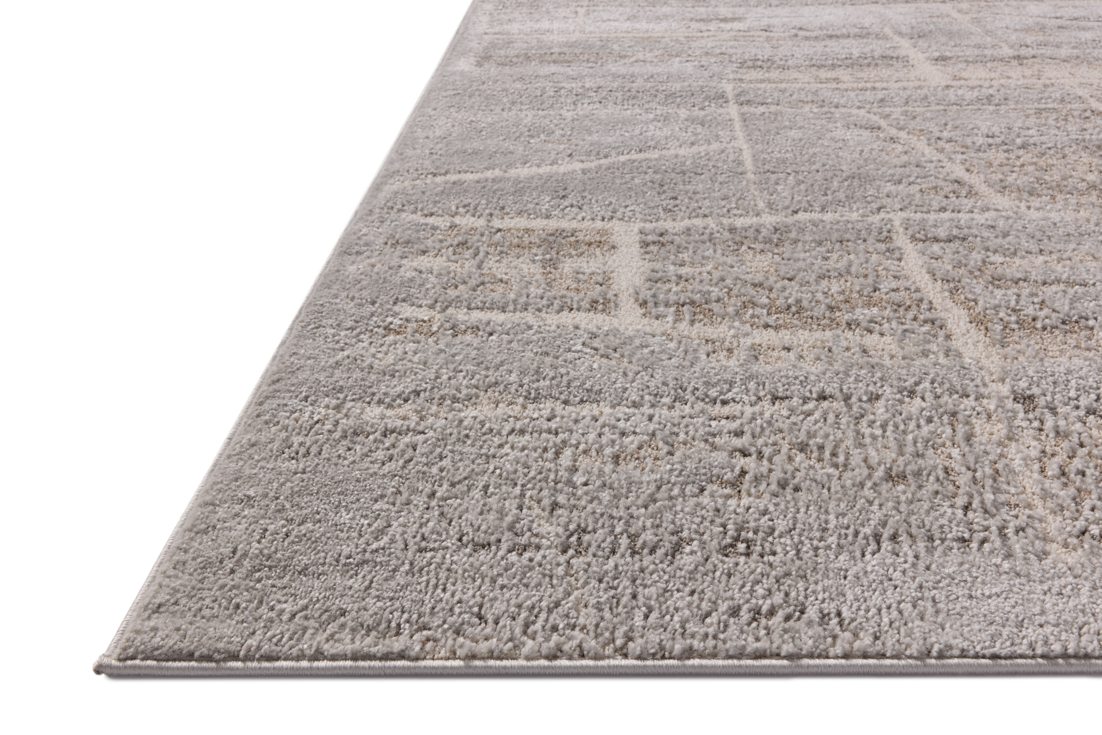 Amber Lewis x Loloi Monty Natural / Mist Rug RUGS - synthetic Loloi