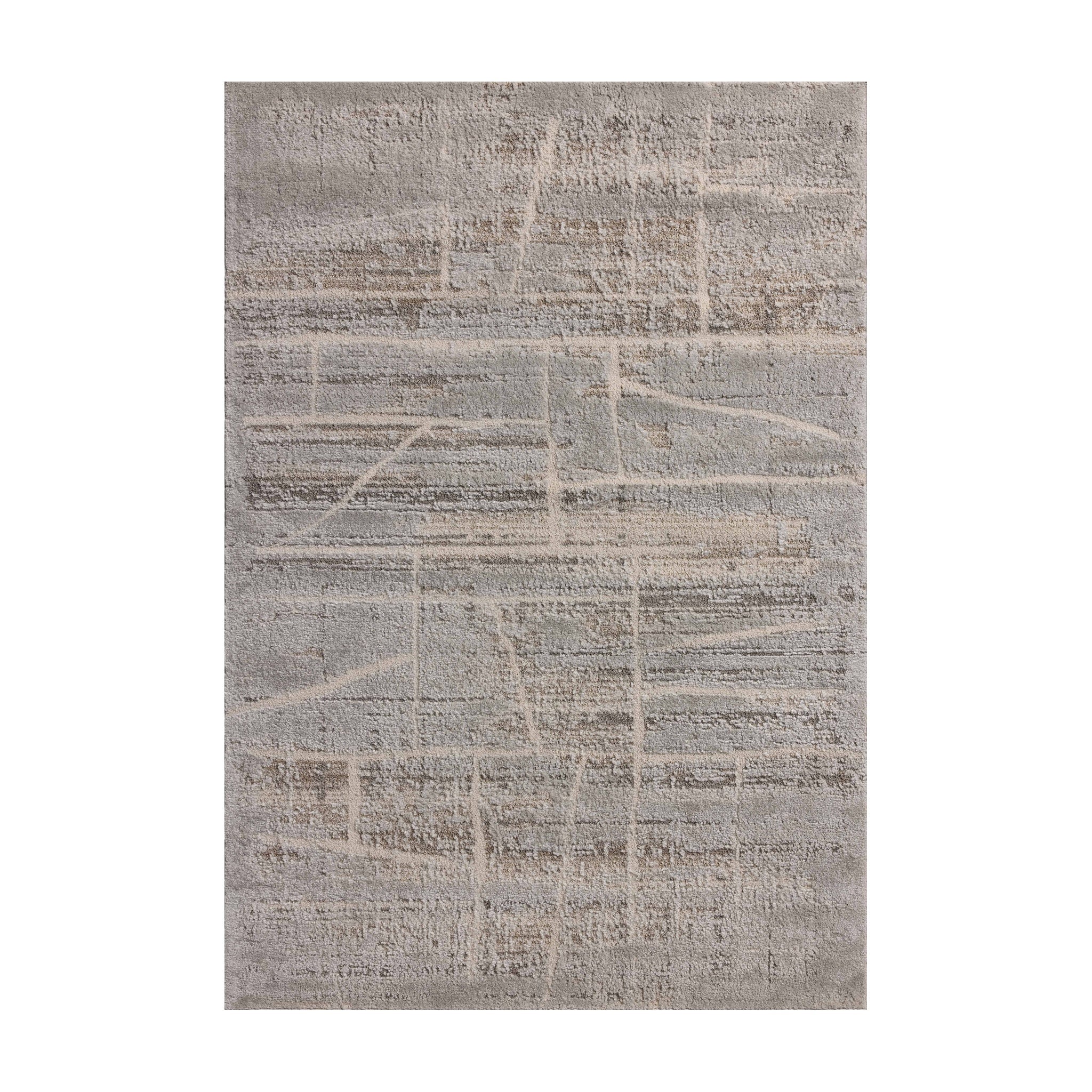 Amber Lewis x Loloi Monty Natural / Mist Rug RUGS - synthetic Loloi 18" x 18"