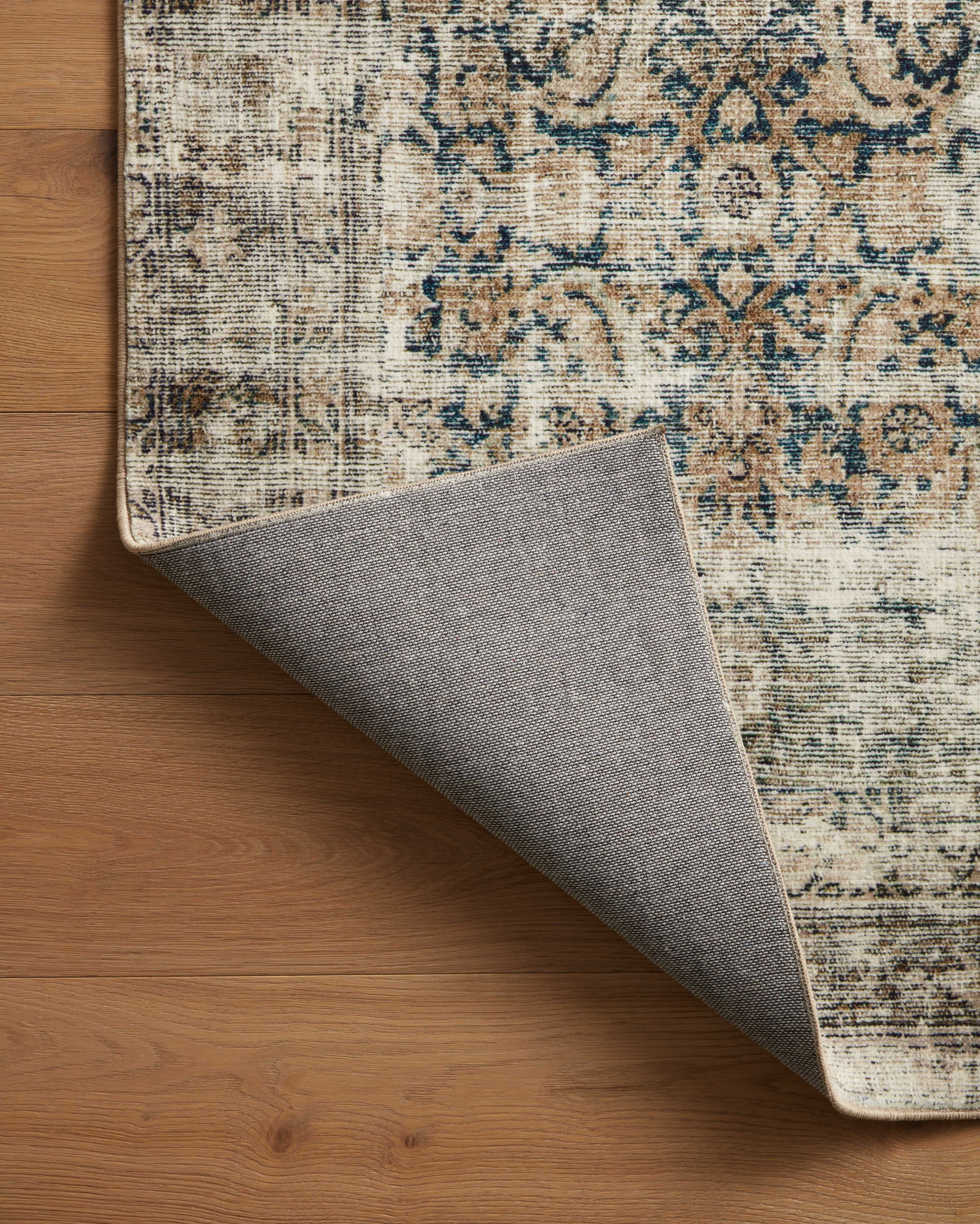 Amber Lewis x Loloi Navy / Sand Rug RUGS - synthetic Loloi